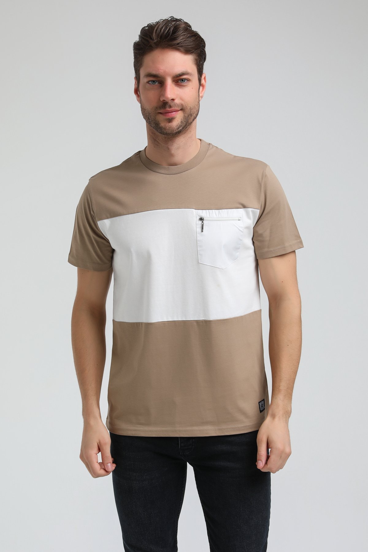New World Polo Bisiklet Yaka Vizon Slim Fit Tişört 23SSM20321