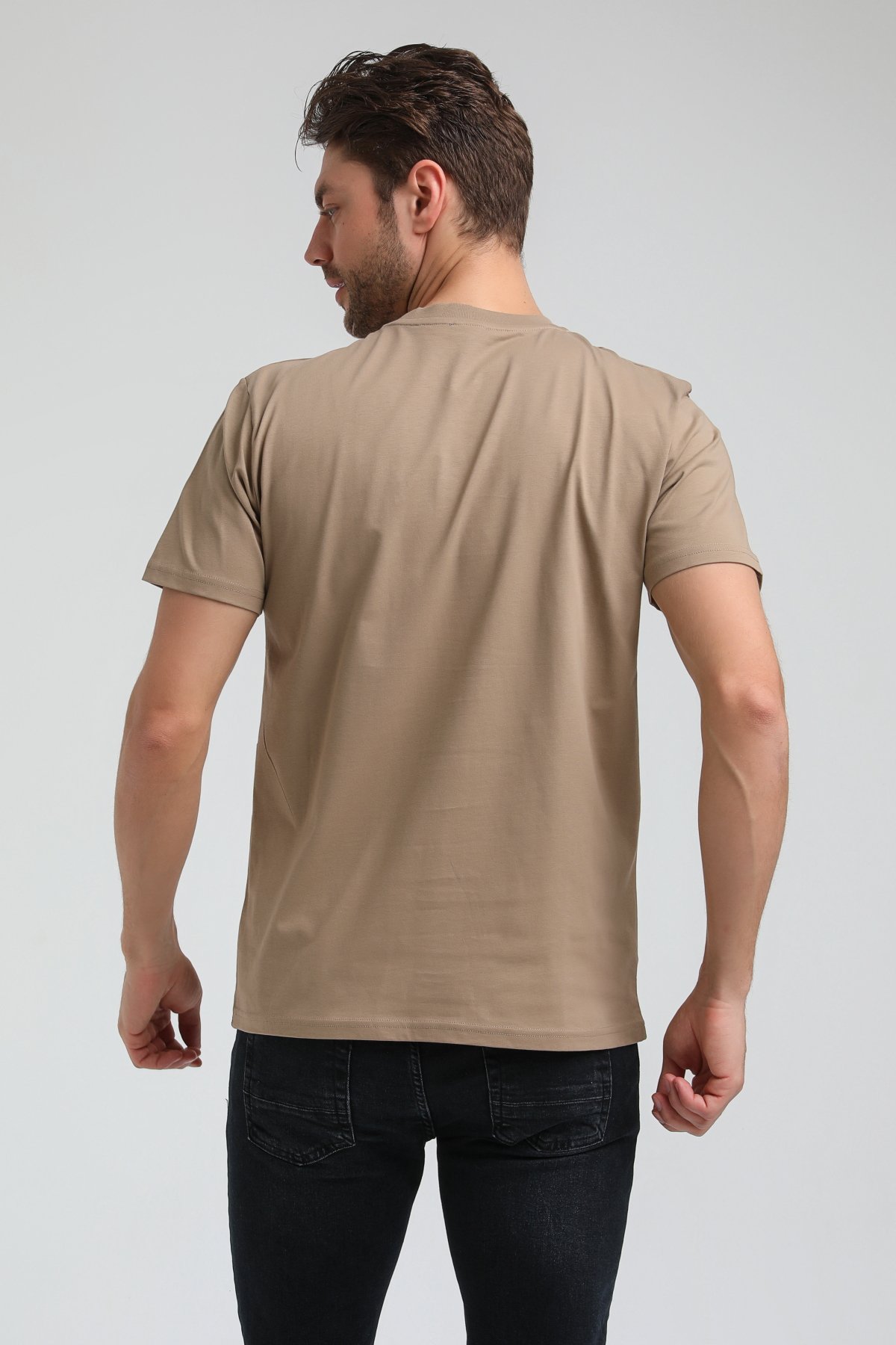 New World Polo Bisiklet Yaka Vizon Slim Fit Tişört 23SSM20321