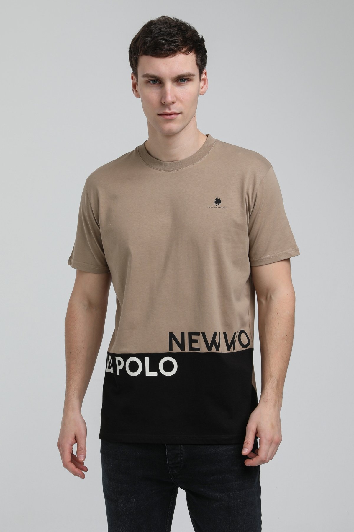 New World Polo Bisiklet Yaka Vizon Slim Fit Tişört 23SSM20310