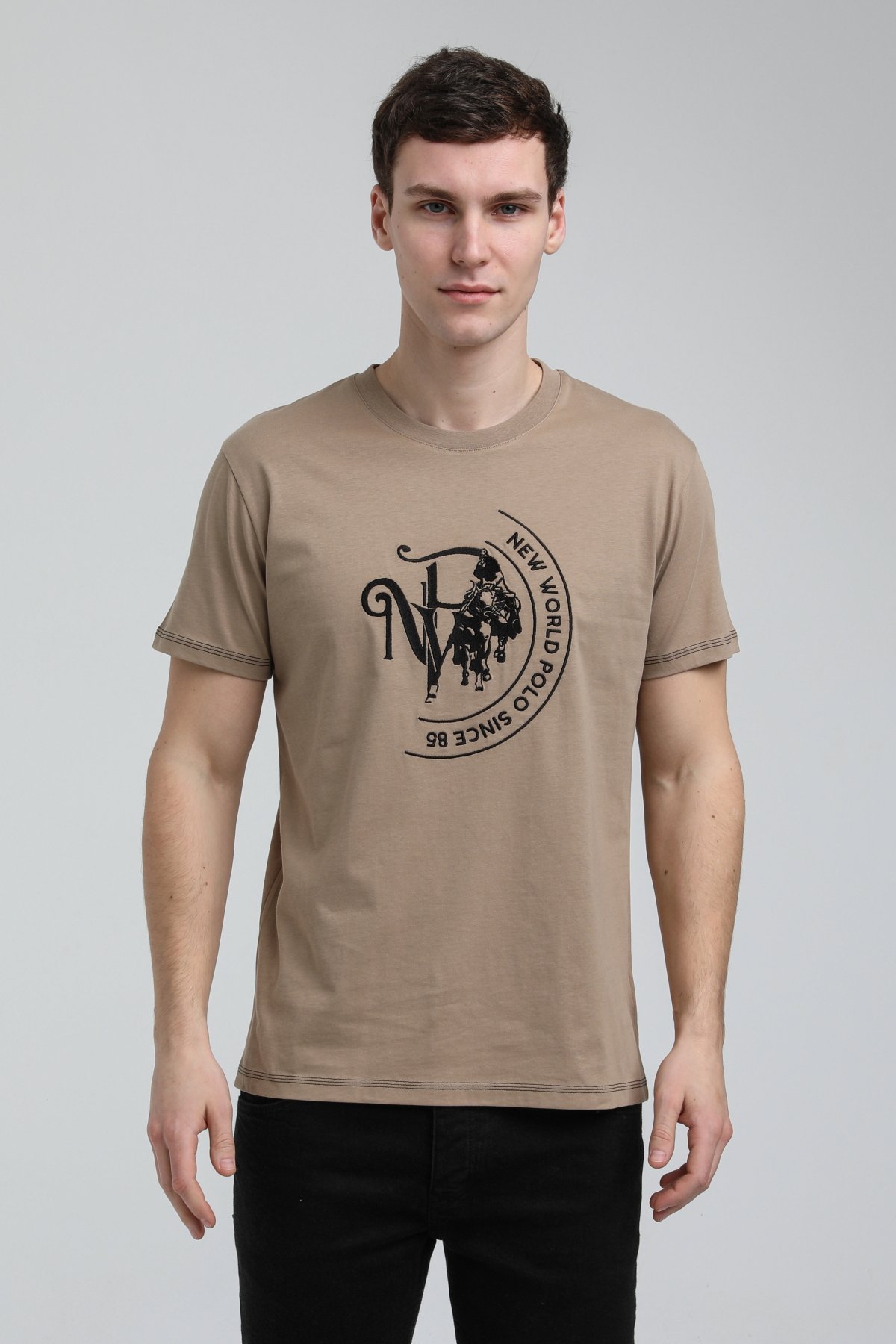 New World Polo Bisiklet Yaka Vizon Slim Fit Tişört 23SSM20293
