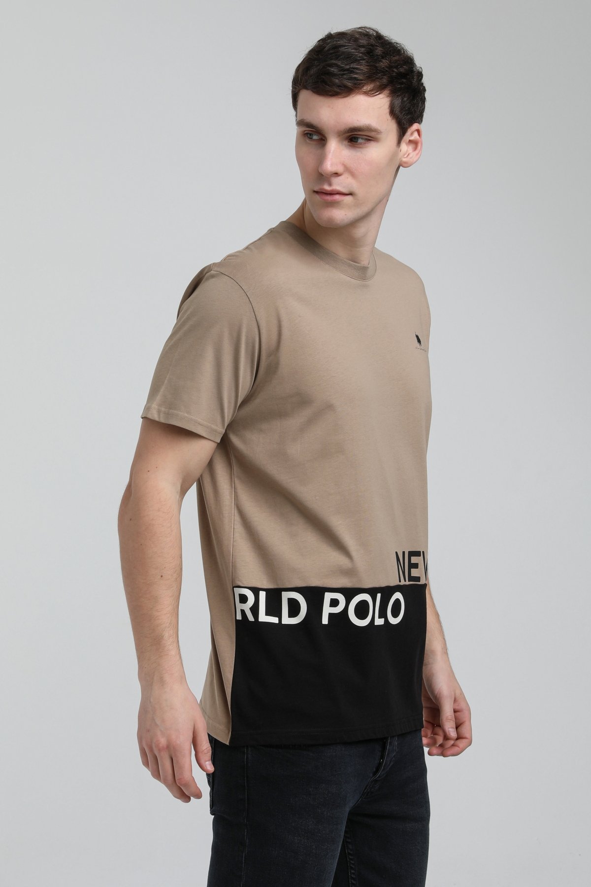 New World Polo Bisiklet Yaka Vizon Slim Fit Tişört 23SSM20310