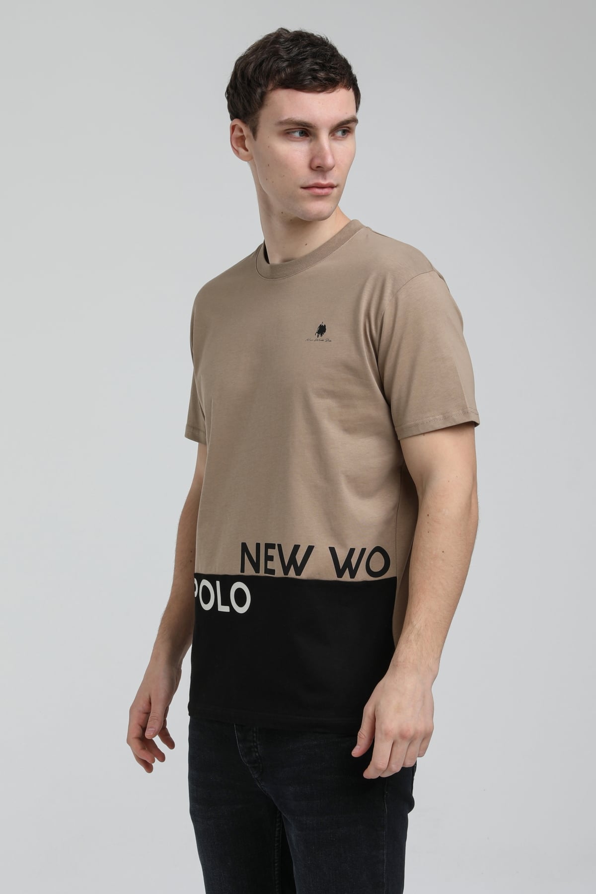 New World Polo Bisiklet Yaka Vizon Slim Fit Tişört 23SSM20310