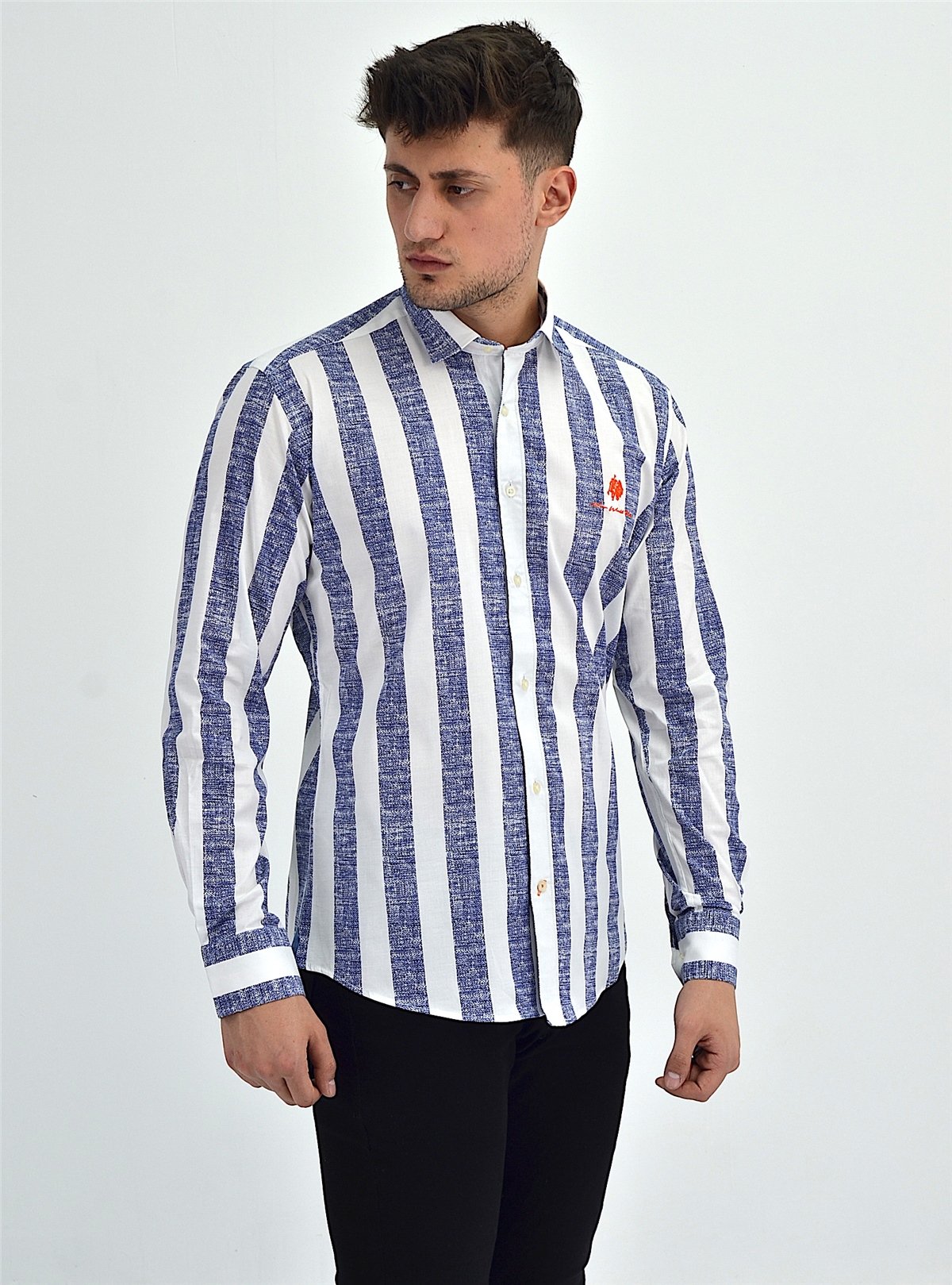 New World Polo Gömlek Beyaz Slim Fit  30008