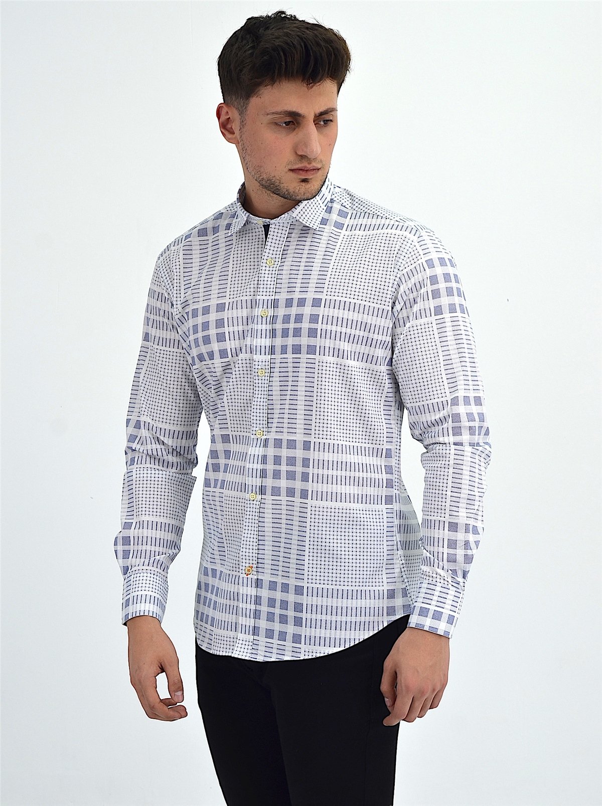 New World Polo Gömlek Beyaz Slim Fit  30006