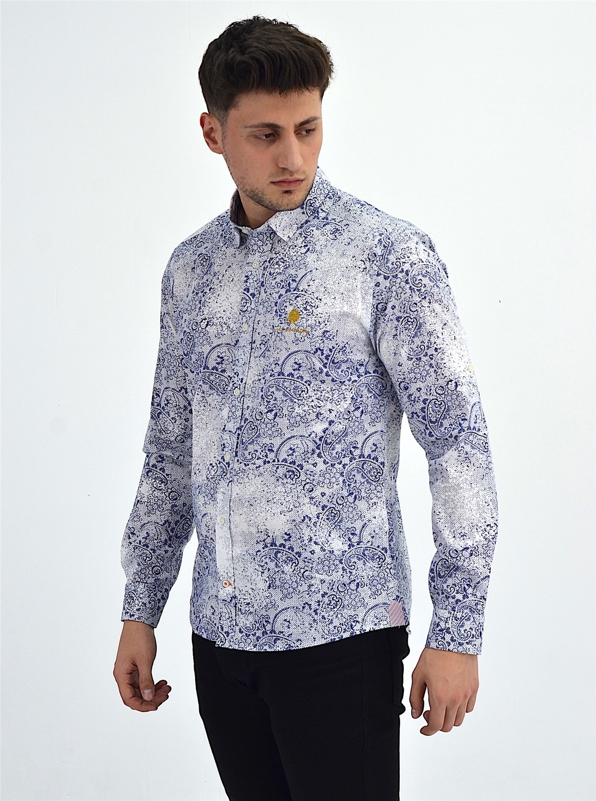 New World Polo Gömlek Beyaz Slim Fit  30021