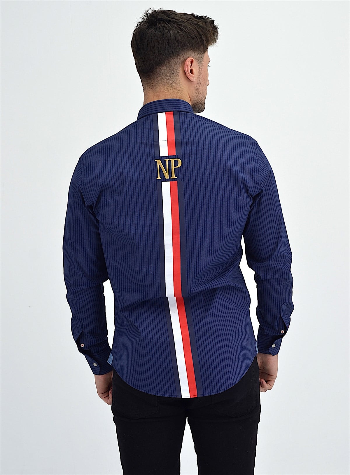 New World Polo Gömlek İndigo Slim Fit  30010
