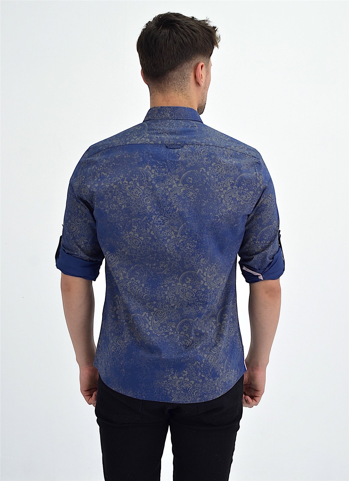 New World Polo Gömlek İndigo Slim Fit  30021