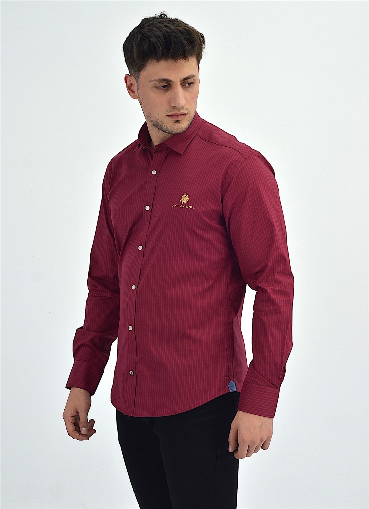 New World Polo Gömlek Kırmızı Slim Fit  30010