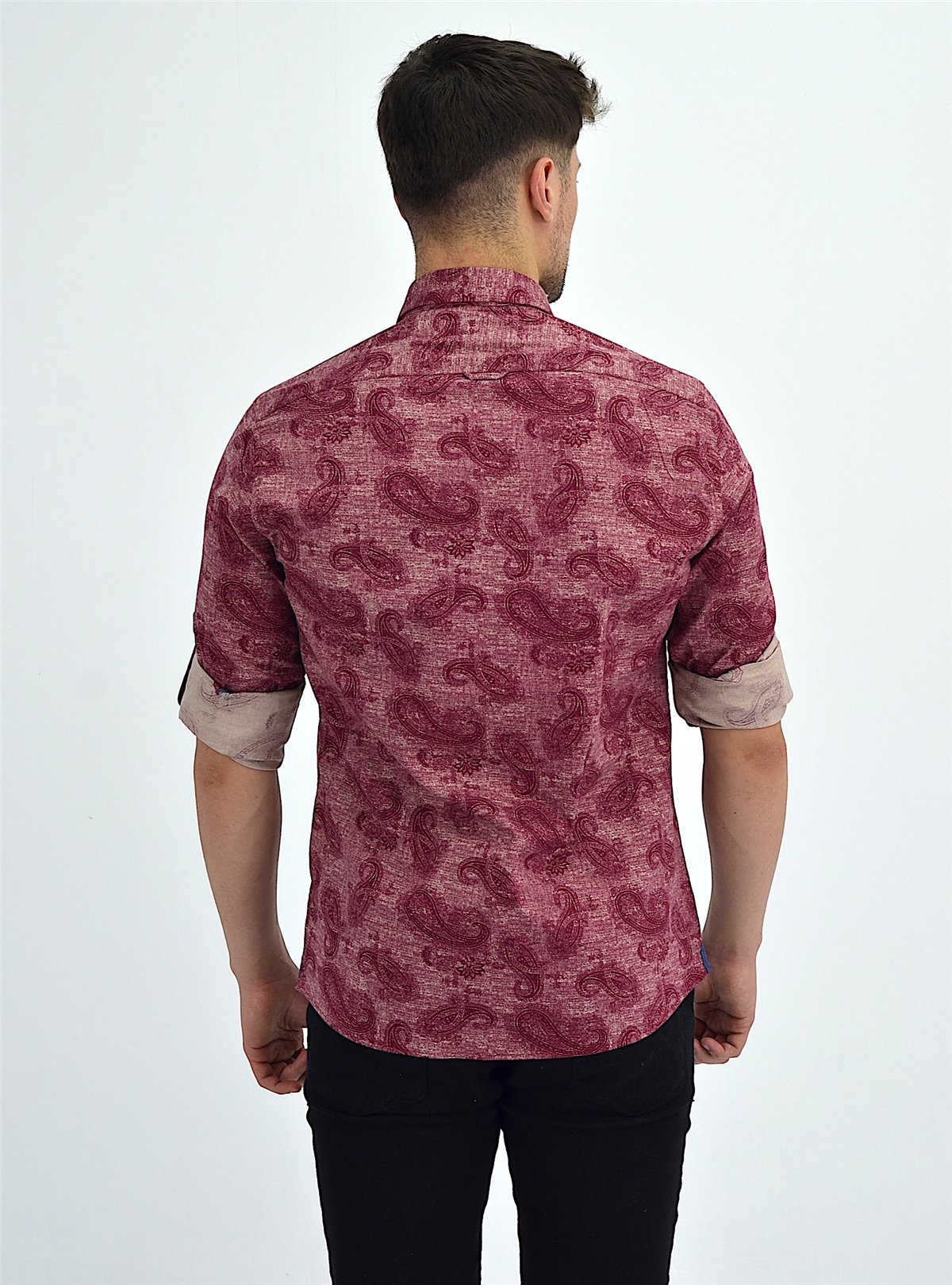 New World Polo Gömlek Kırmızı Slim Fit  30020