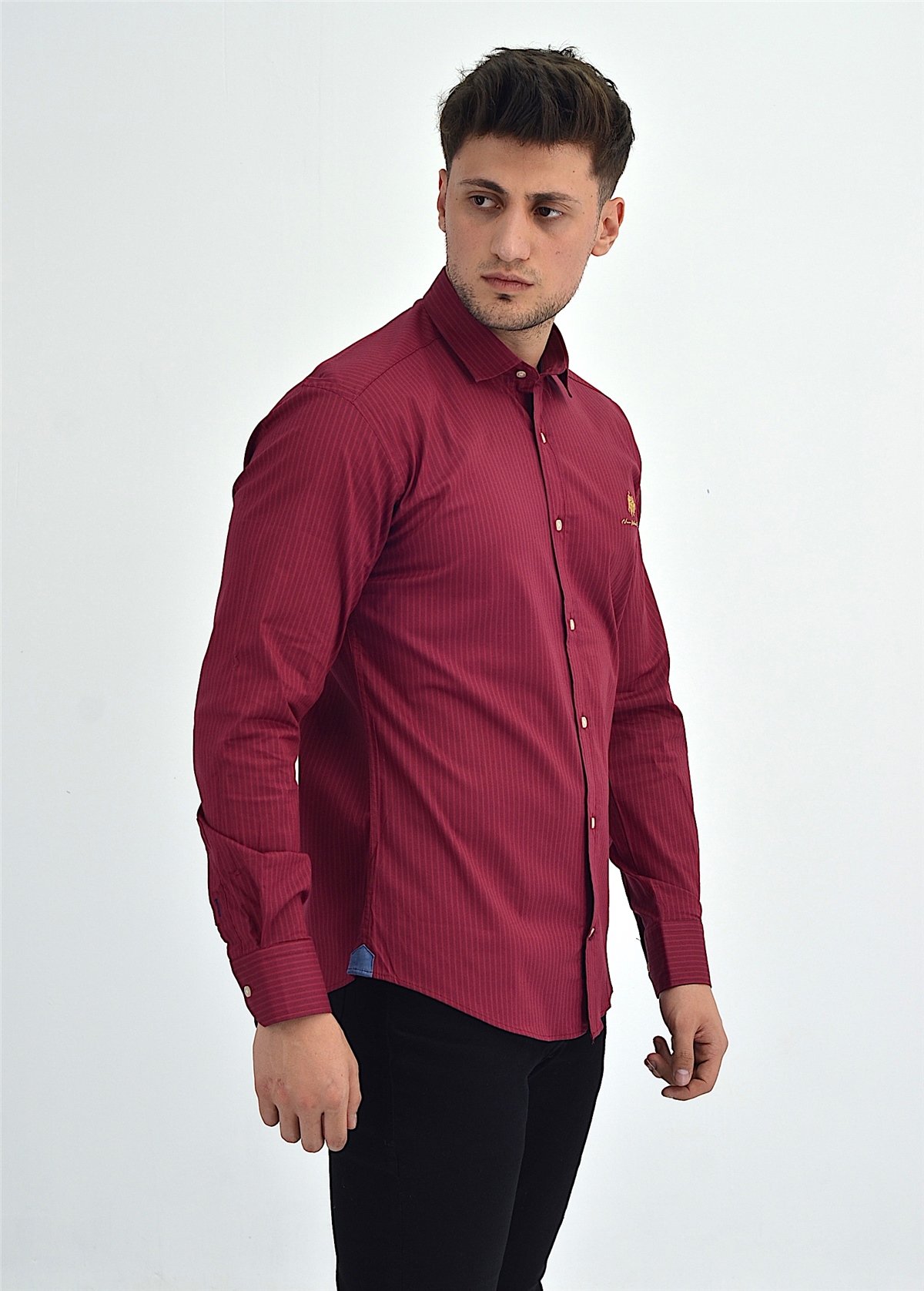 New World Polo Gömlek Kırmızı Slim Fit  30010