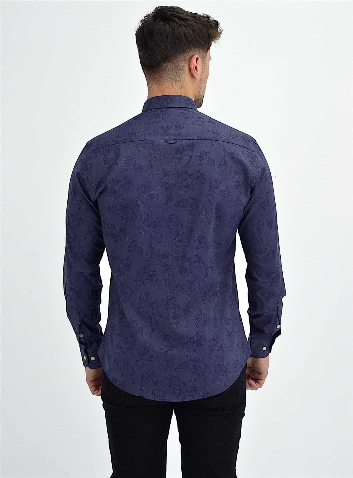New World Polo Gömlek Lacivert Slim Fit  30007