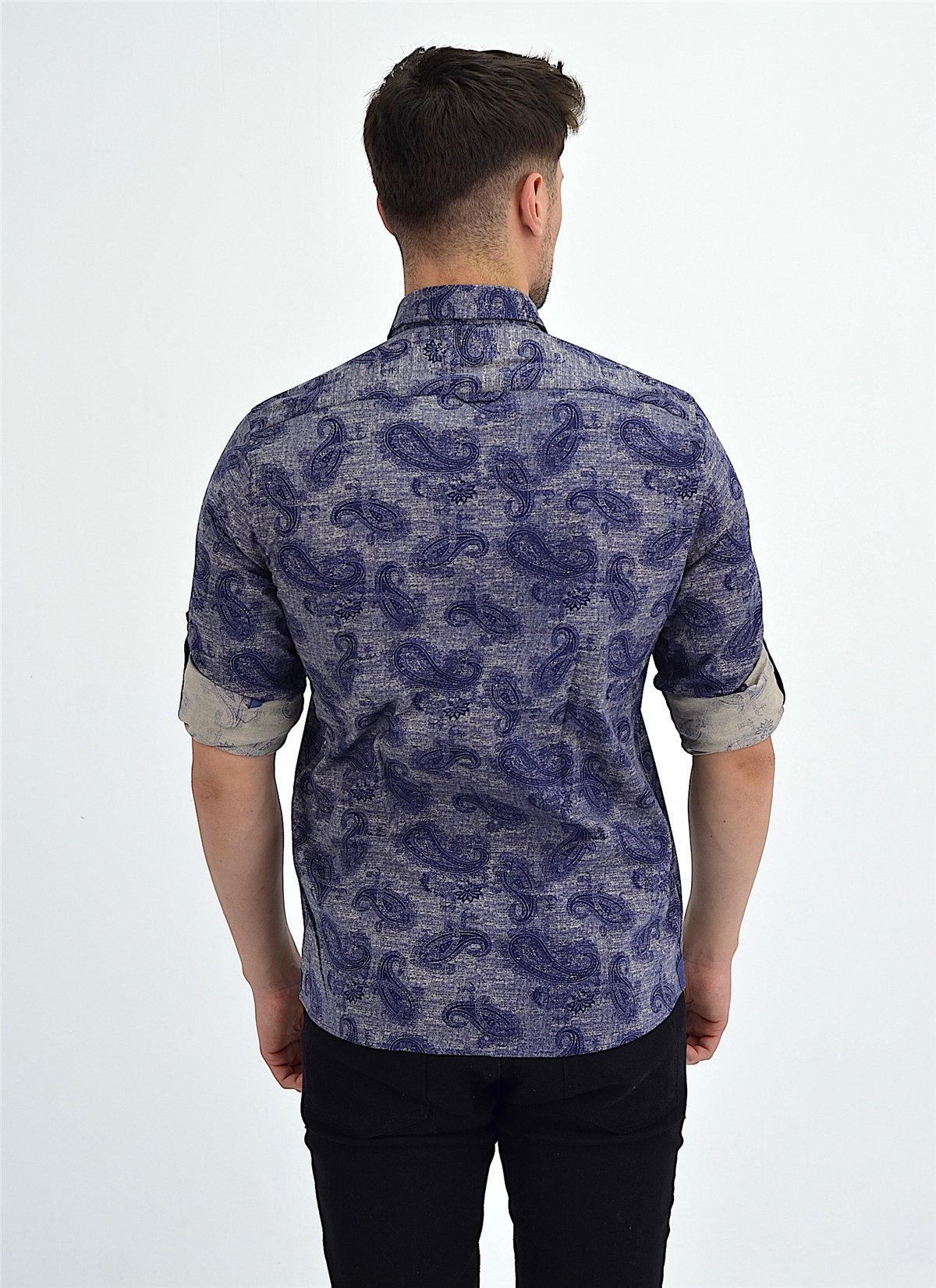 New World Polo Gömlek Lacivert Slim Fit  30020