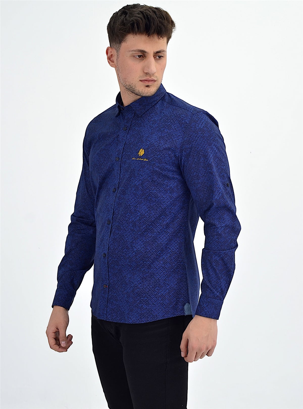 New World Polo Gömlek Saks Slim Fit  30022