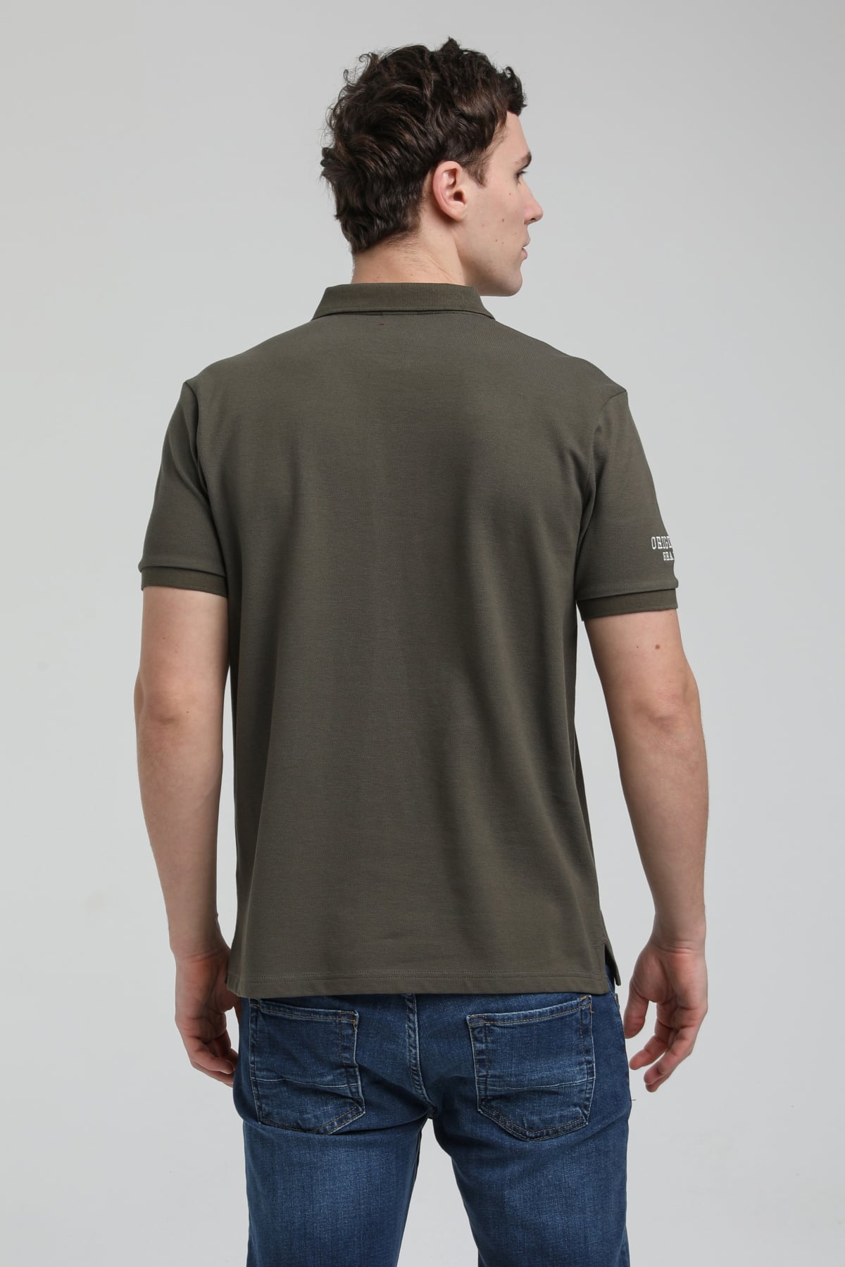 New World Polo Polo Yaka Haki Regular Custom Polo 23SSM10250