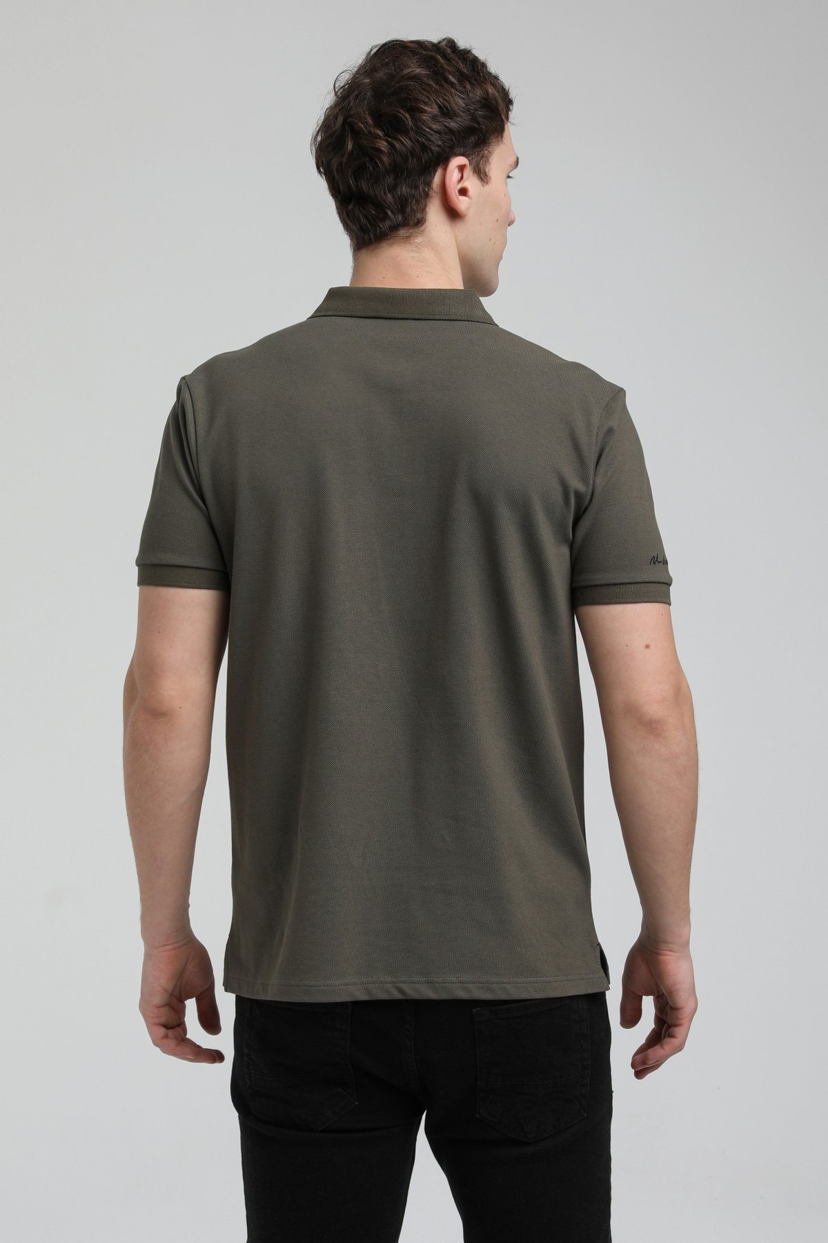 New World Polo Polo Yaka Haki Regular Custom Polo 23SSM10248