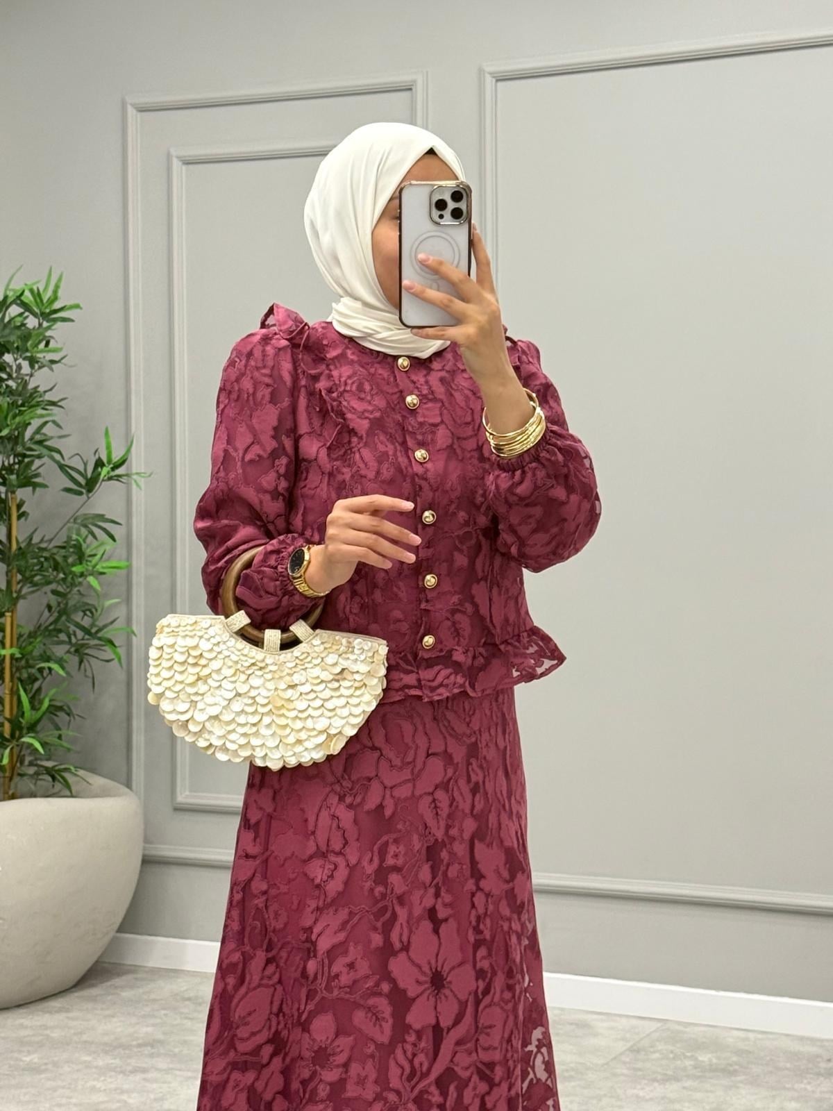 Julia Brode Takım -Bordo