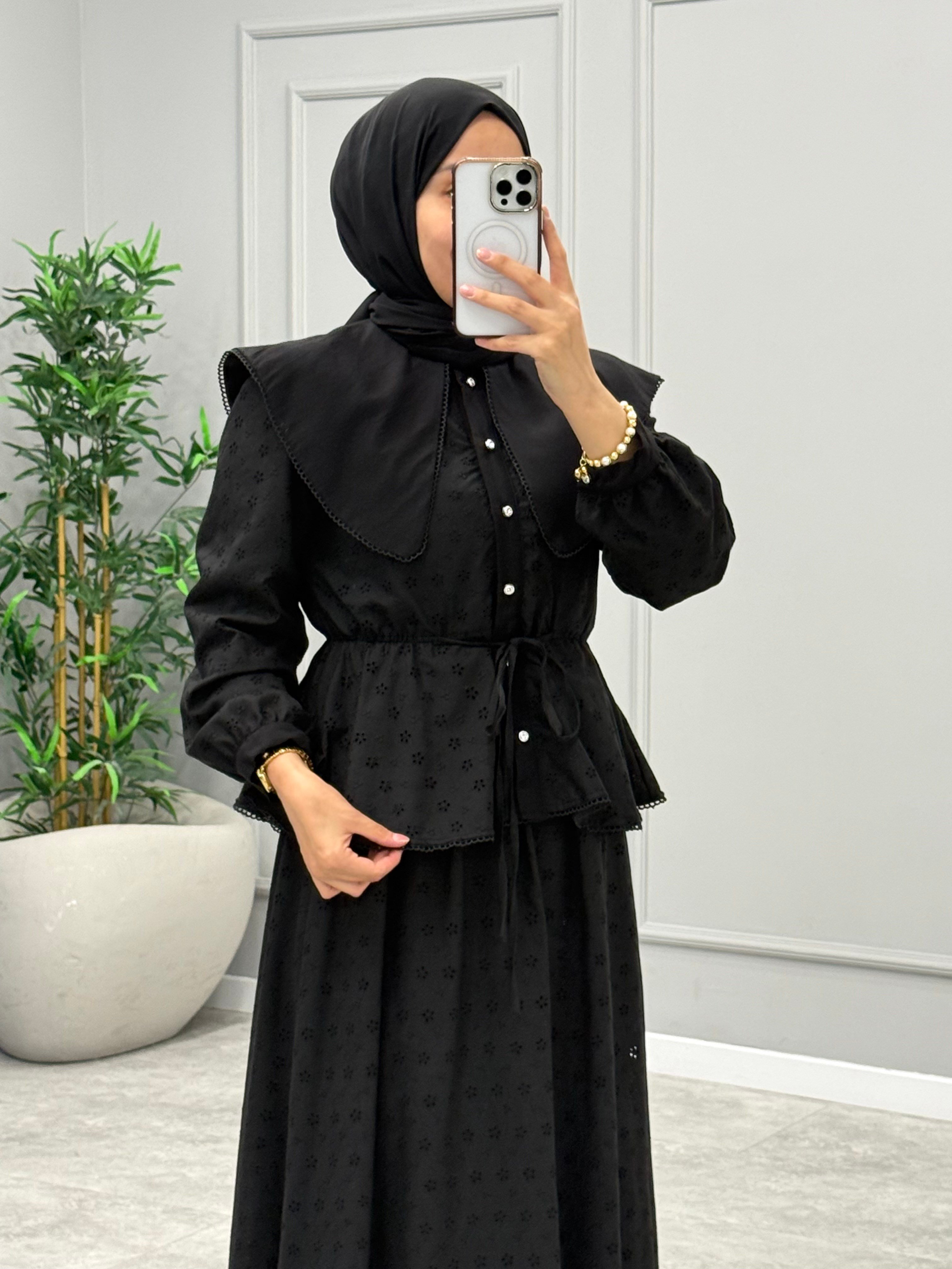 Nora Brode Takım -Siyah