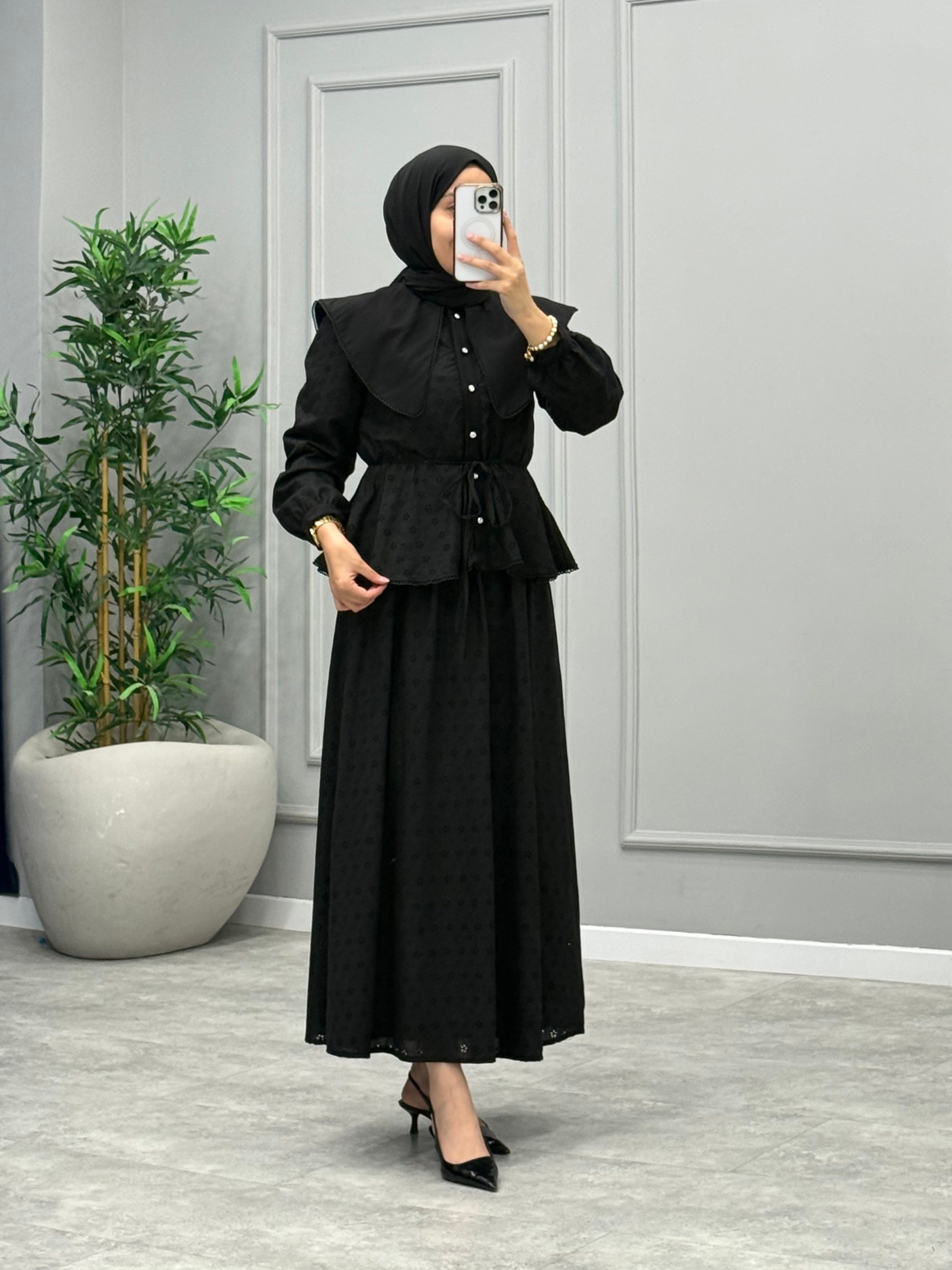 Nora Brode Takım -Siyah