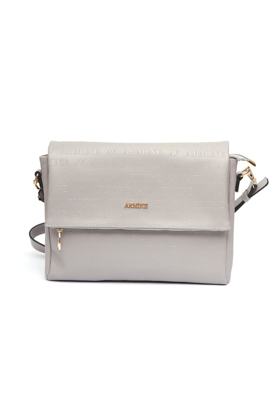 Armine Gri Lazer Çanta 241