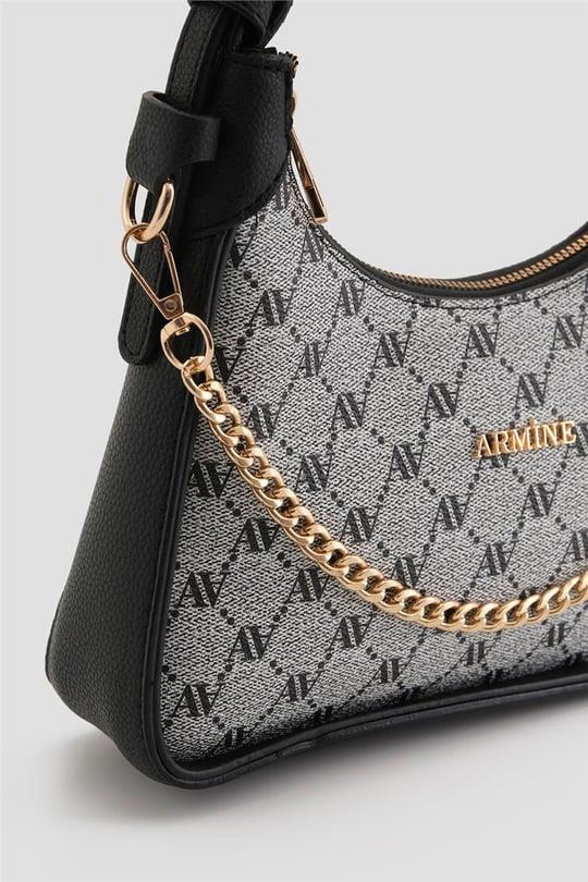 Armine Gri Noktalı Çanta 386