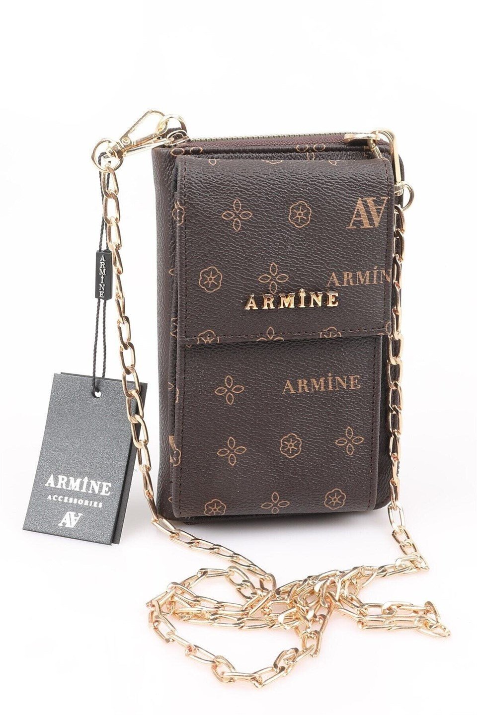 Armine Kahverengi Baskılı Çanta 265
