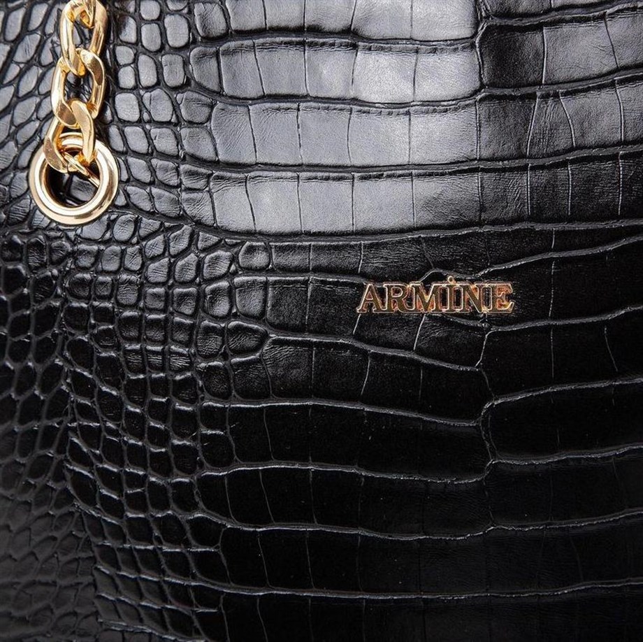 Armine Siyah Croco Çanta 271