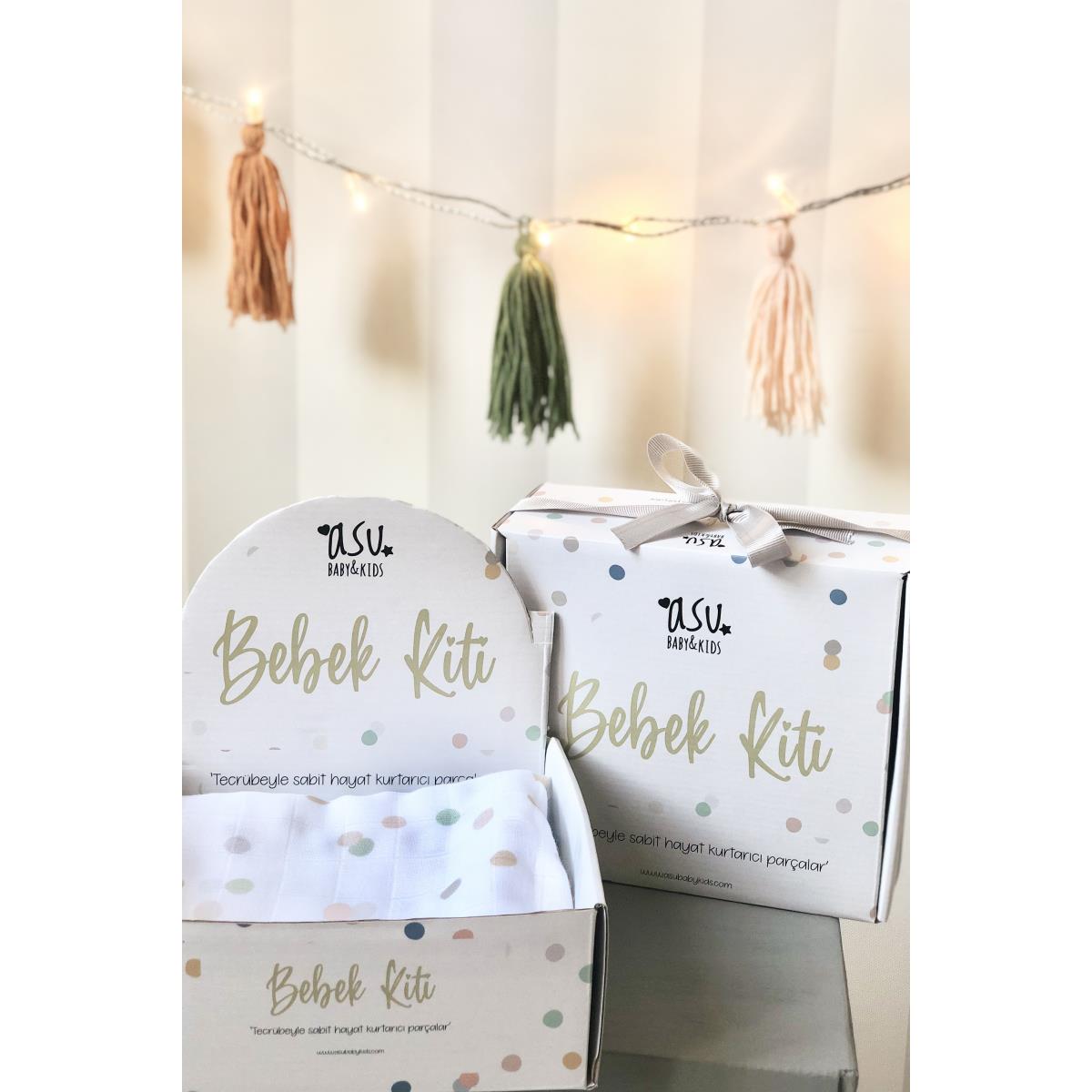 Asu Baby&Kids  Color Dot Organik Bambu Pamuk Müslin