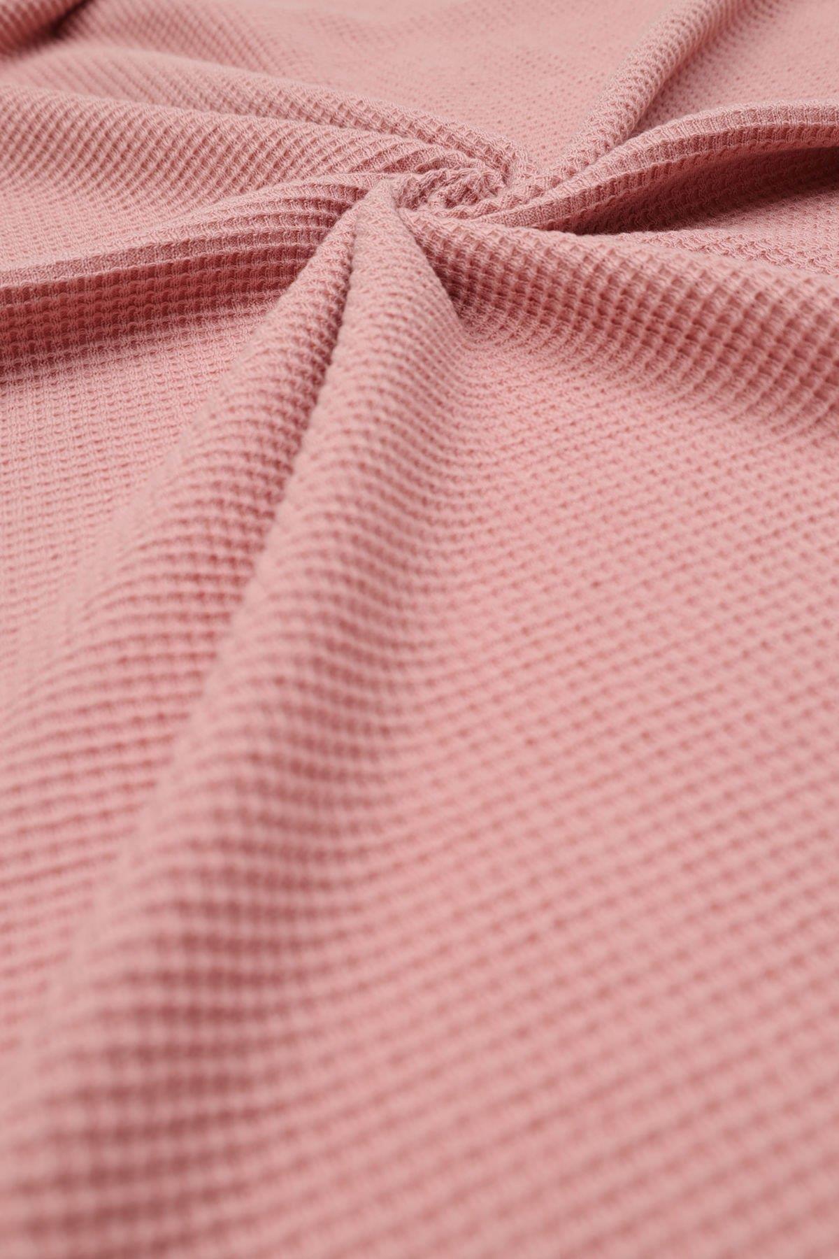 Baboo Waffle Battaniye-Pembe