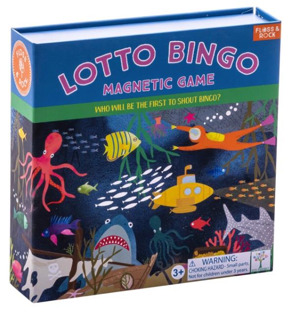 FLOSS & ROCK Mıknatıslı Bingo Şans Oyunu / Deep Sea