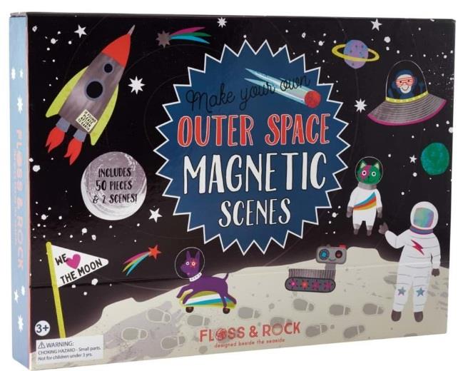 FLOSS & ROCK Mıknatıslı Oyun Sahneleri/Space