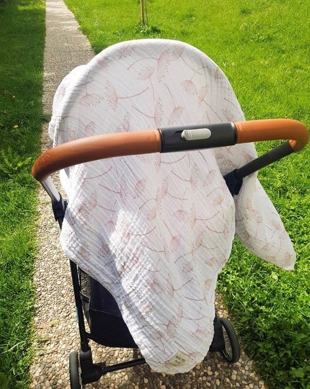 Mama Yoyo Dandelion - Çok Amaçlı Organik Müslin Örtü // Büyük Boy (Karahindiba)