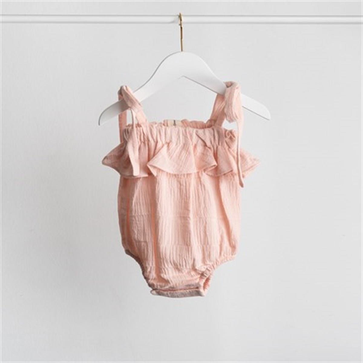 Merli&Rose Şile Bezi Body | Pembe