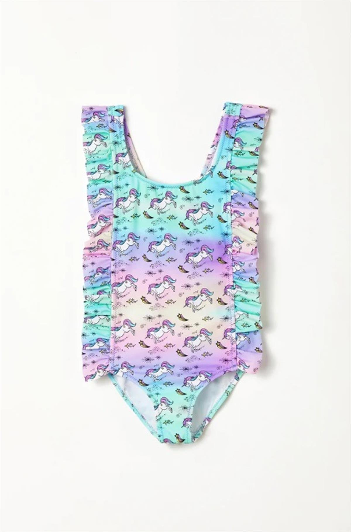 MissMuse_Unicorns and Stars Fırfırlı Mayo