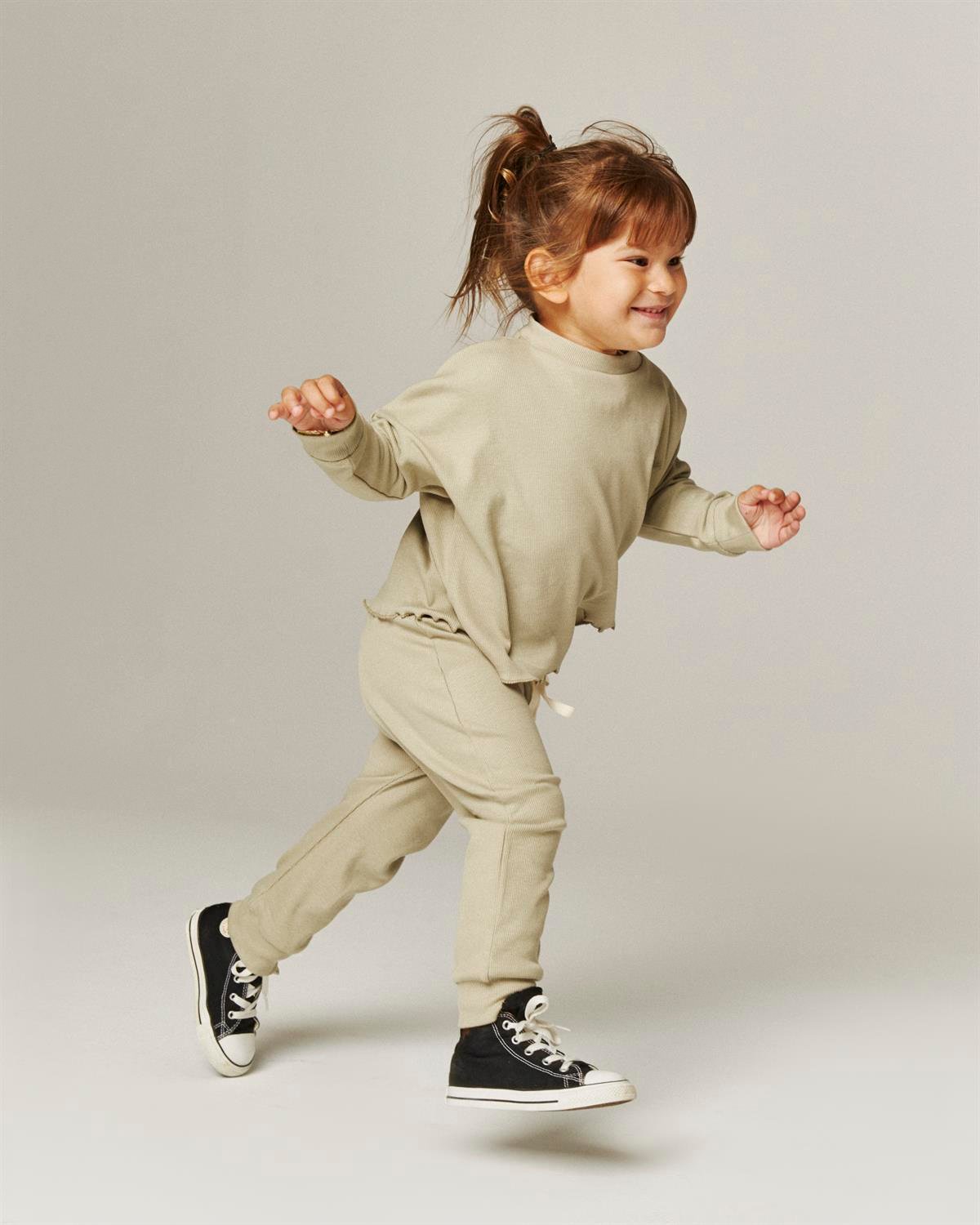 Ribbed Eşofman Takım - Yeşil