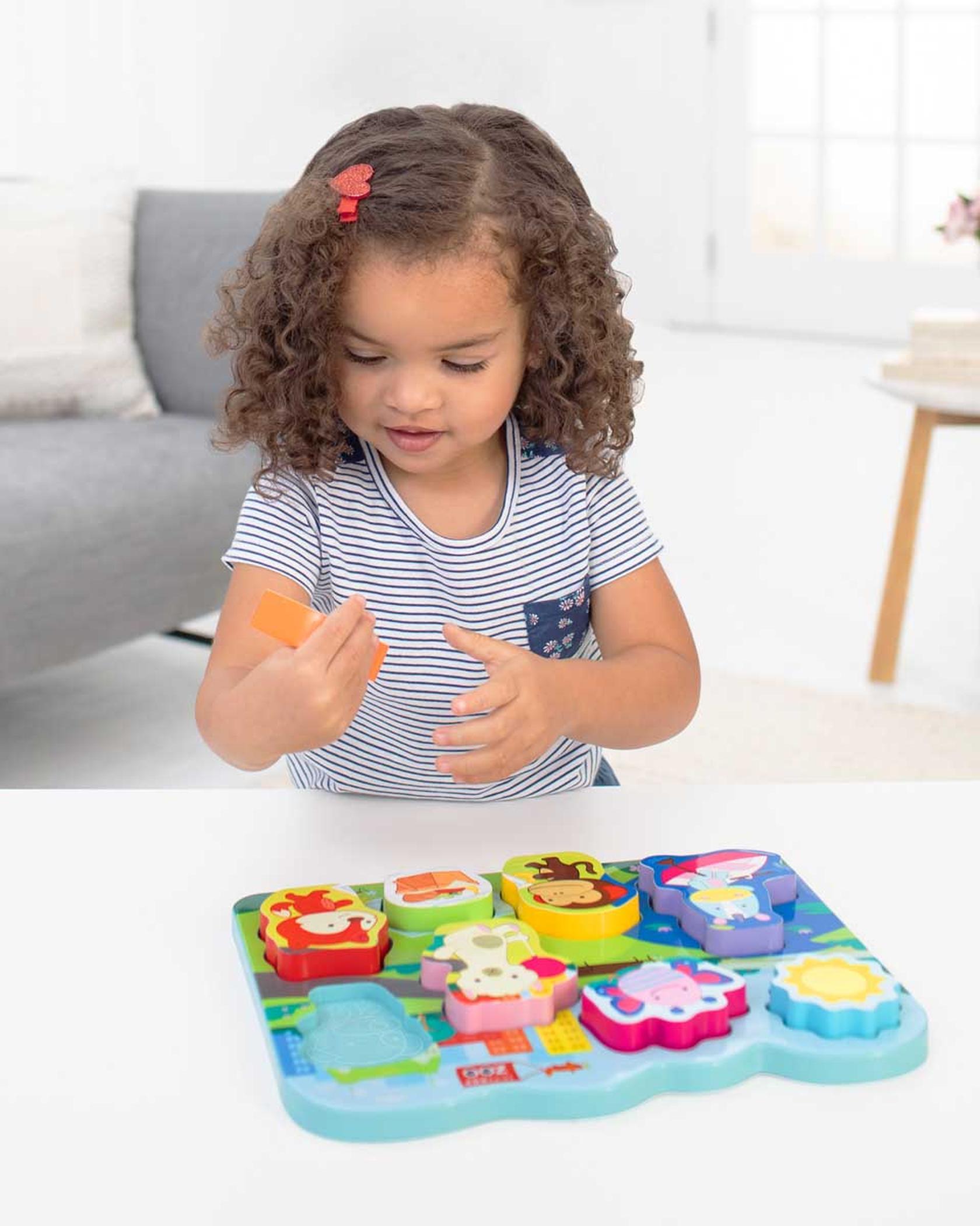 Skip Hop Zoo 3 Boyutlu Eşleştirme Oyunu Parktaki Dostlar 9 Parça Set 12 Ay+