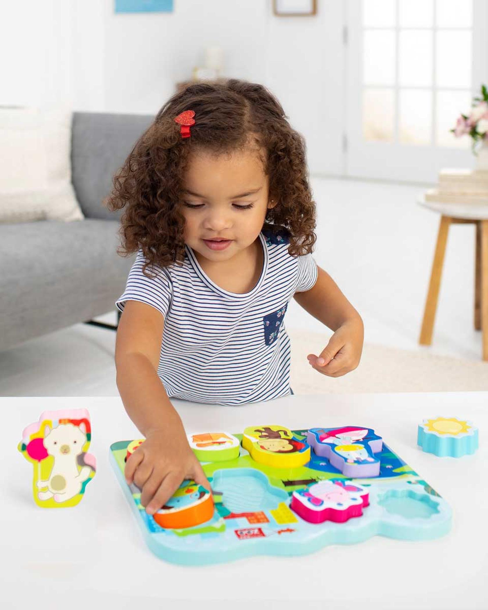 Skip Hop Zoo 3 Boyutlu Eşleştirme Oyunu Parktaki Dostlar 9 Parça Set 12 Ay+