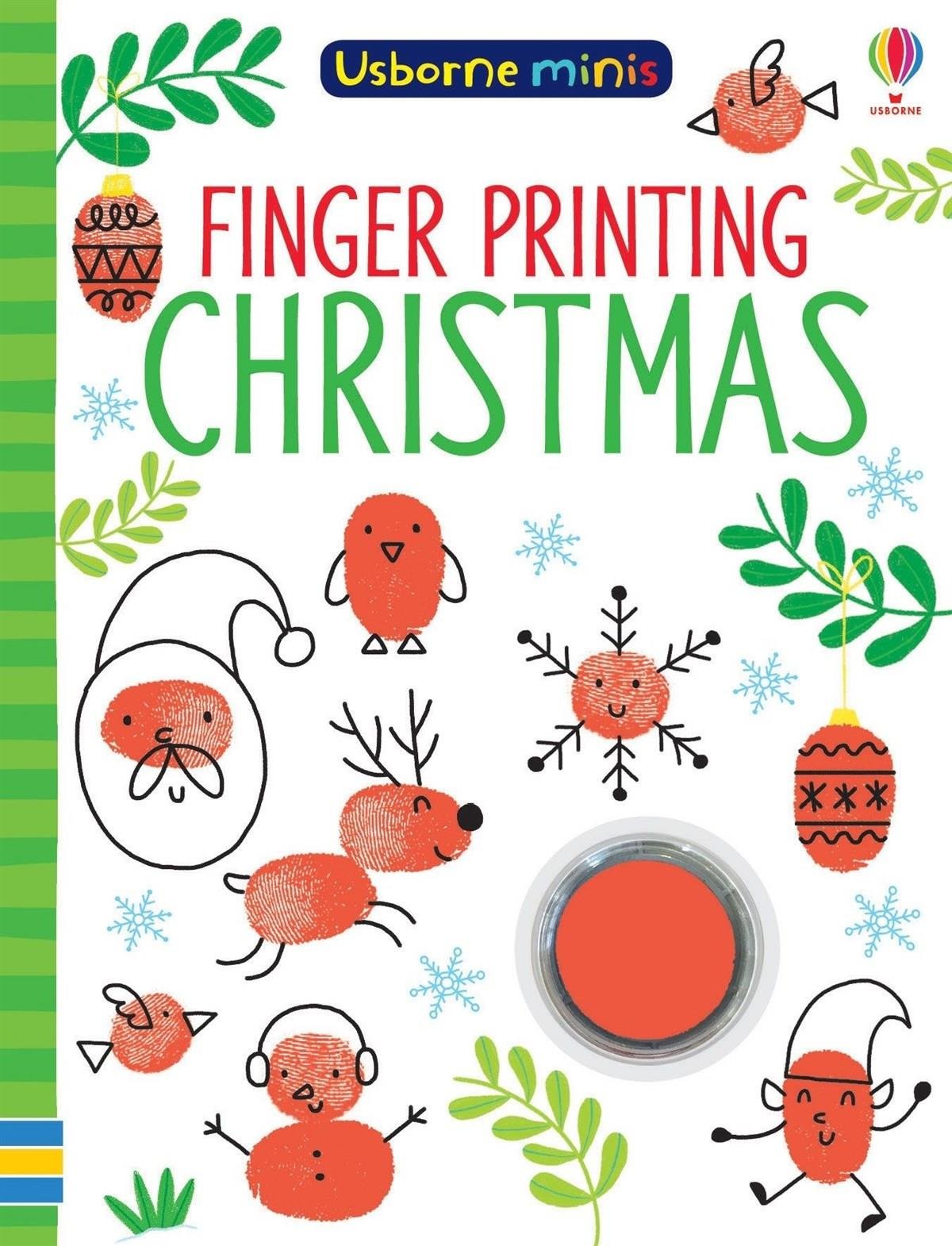 Usborne - Minis Finger Printing Christmas