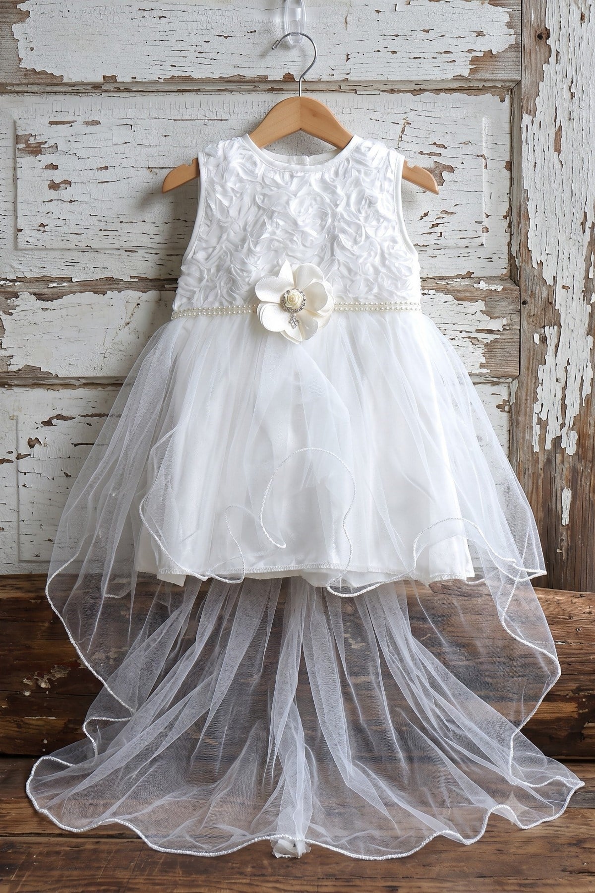 Babylia Kız Bebek 0-6 Ay Mevlütlük Elbise Set Beyaz