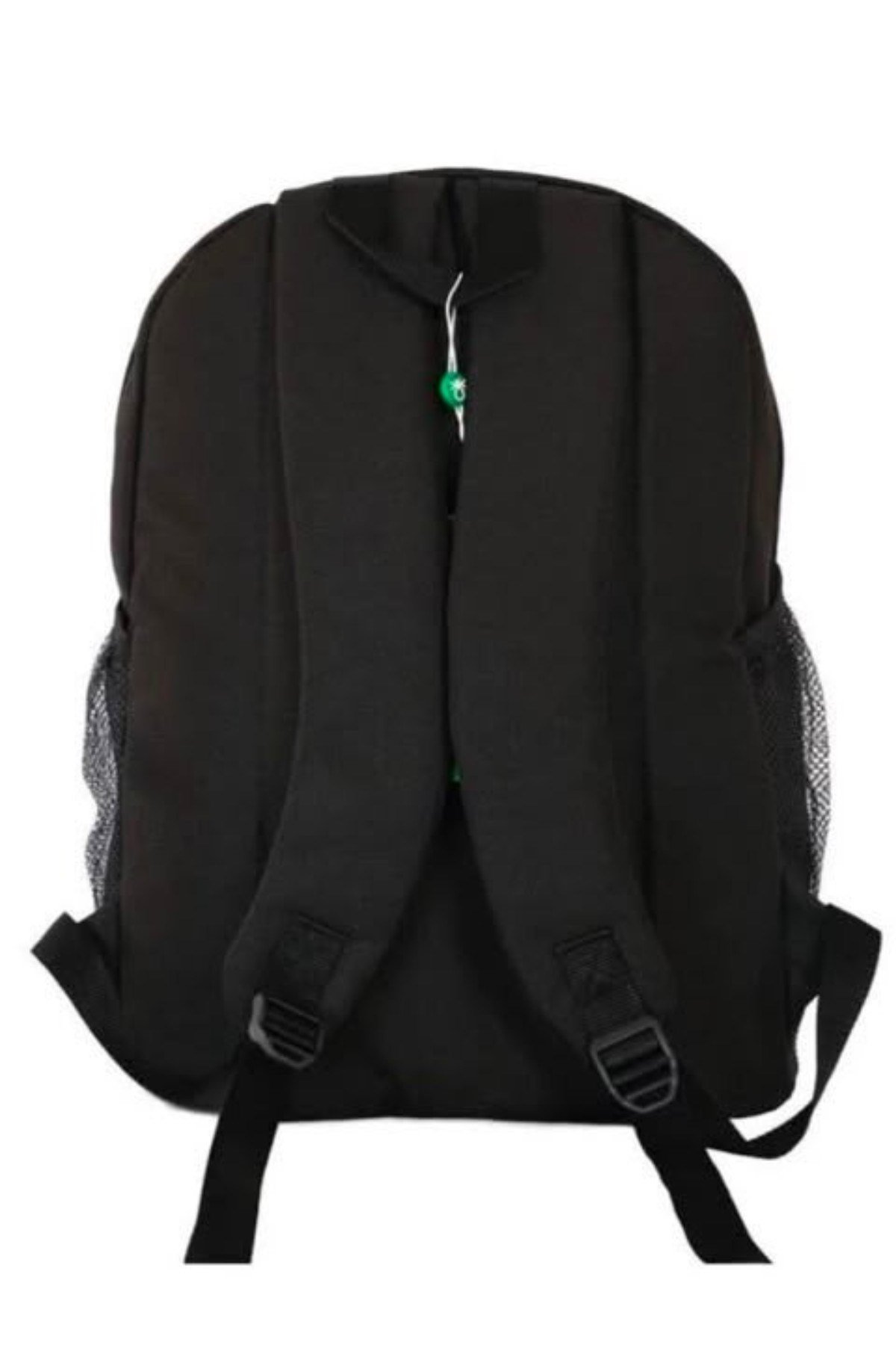 Benetton Unisex Süet Kaplamalı Fonksiyonel Sırt Çantası Siyah