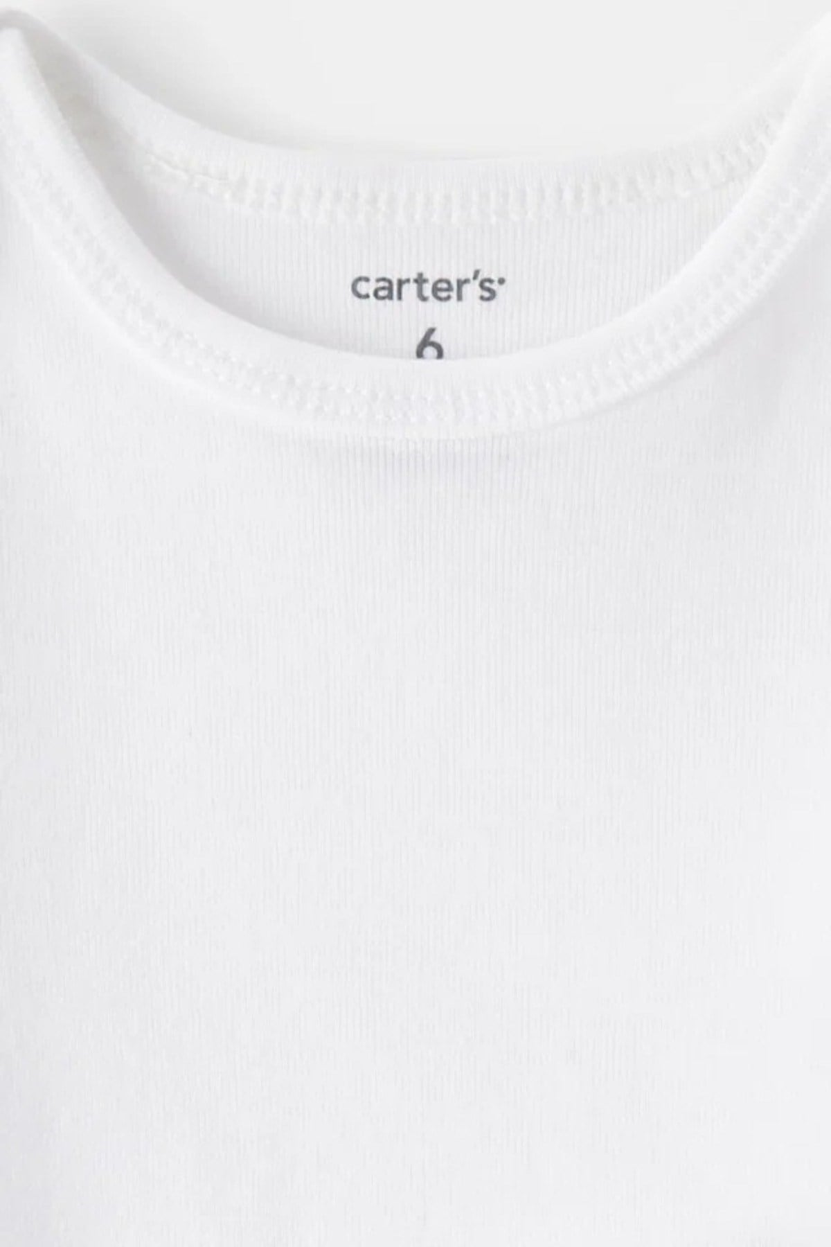 Carter's Unisex Bebek 3-24 Ay Kısa Kollu 5'li Body Beyaz