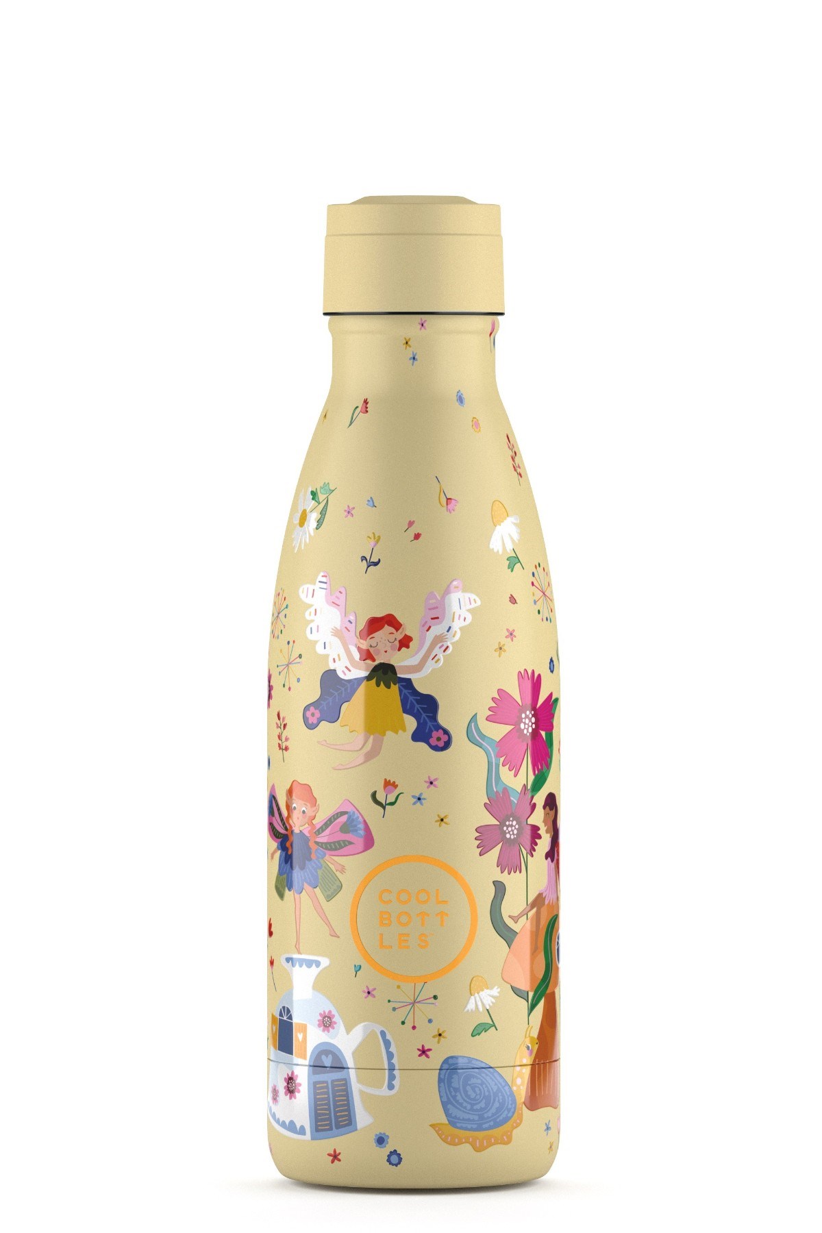Cool Bottles Kız Çocuk 350 ml MAGİCAL FAİRİES Bottle Sarı