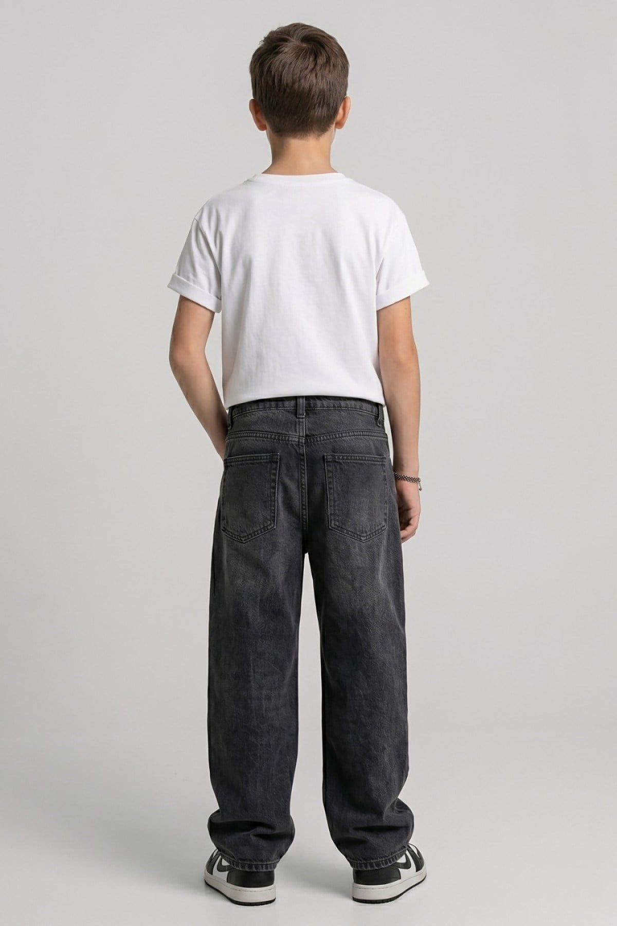 DMB Erkek Çocuk 9-14 Yaş Regular Fit Denim Pantolon Füme