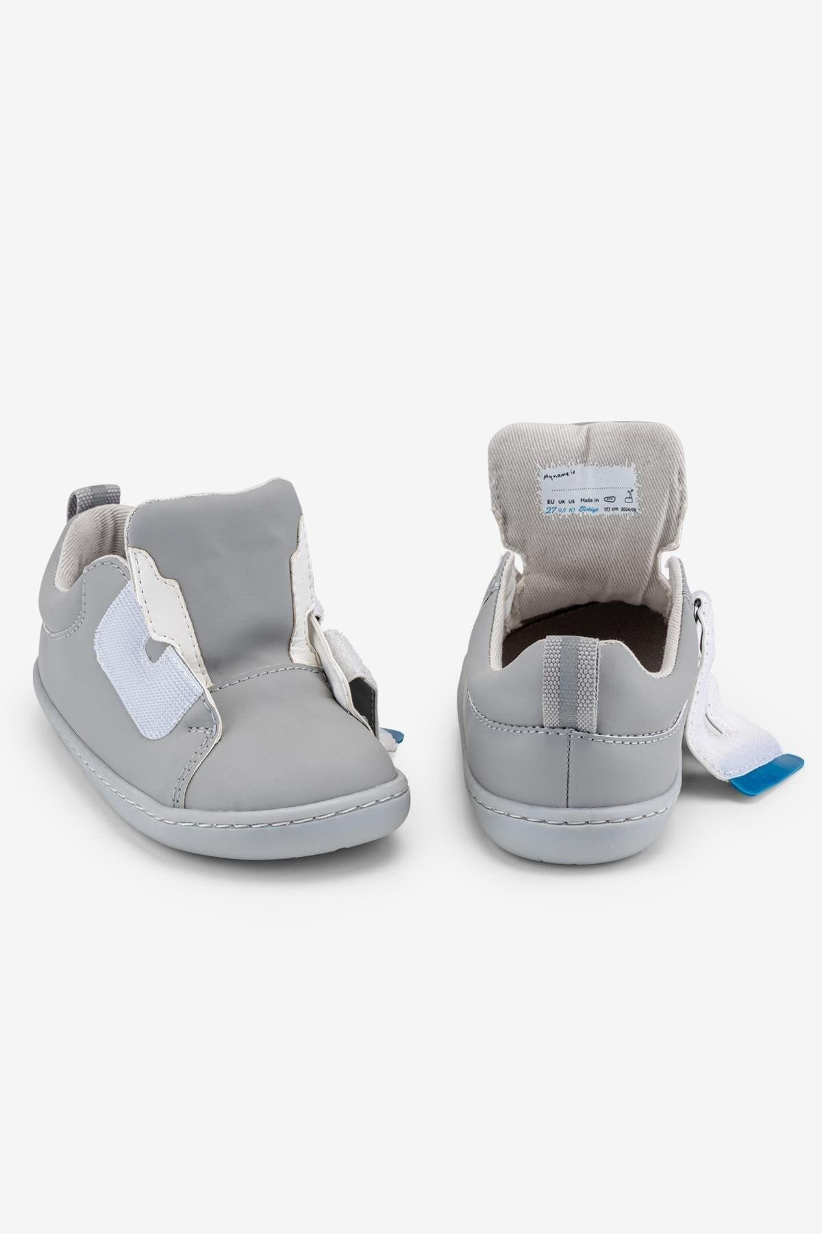 Hopfrög Unisex Smart Walker Casual Çocuk Ayakkabı Gri