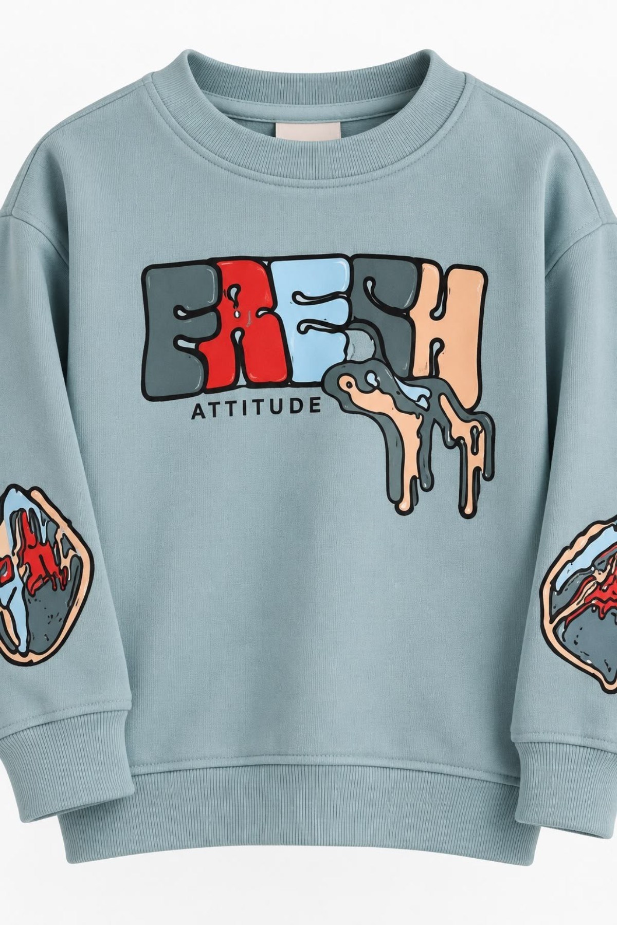 Jacklions Erkek Bebek 1-5 Yaş Desenli Uzunkol T-Shirt Su Yeşili
