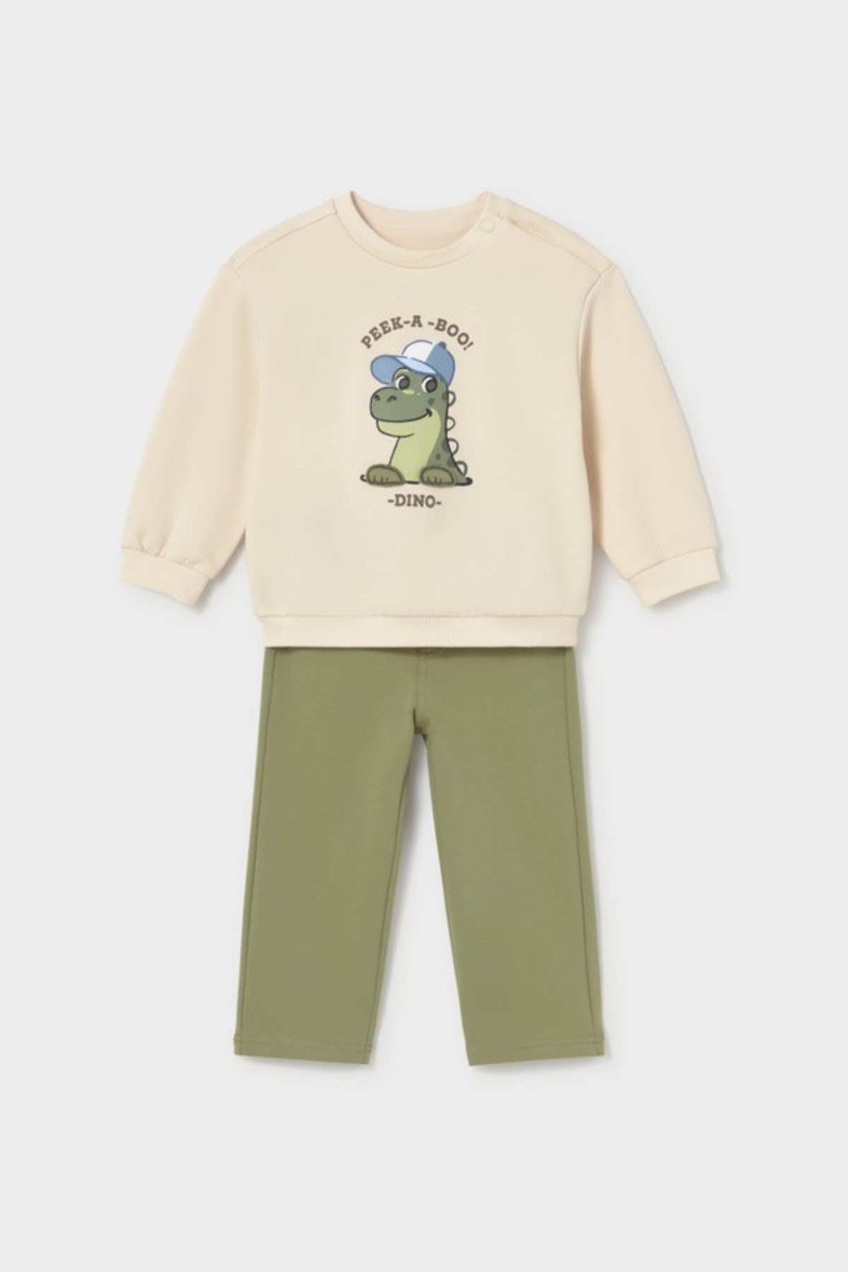 Mayoral Erkek Bebek 1-4 Yaş Pantolon-Sweatshirt İkili Takım Yeşil