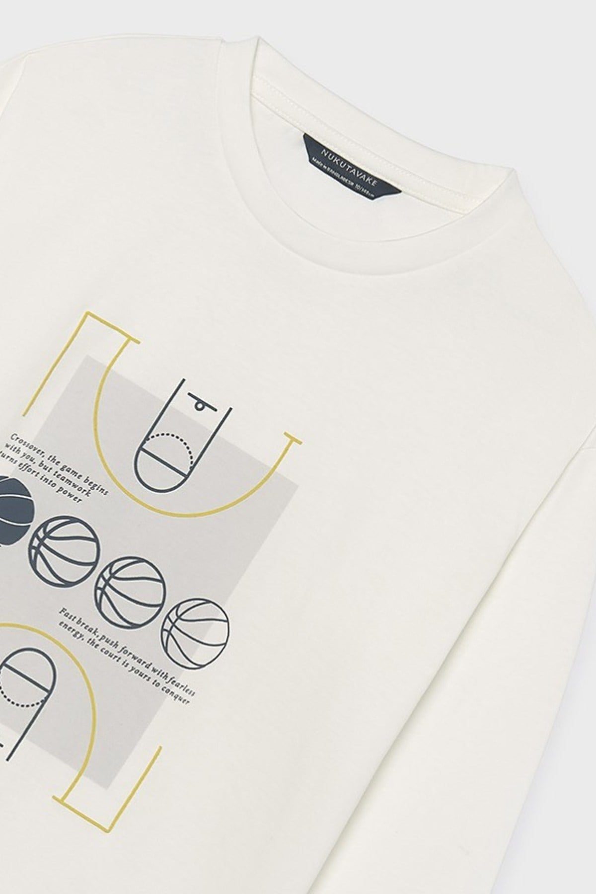 Mayoral Erkek Çocuk 10-16 Yaş İkili Uzunkol T-Shirt Seti Krem