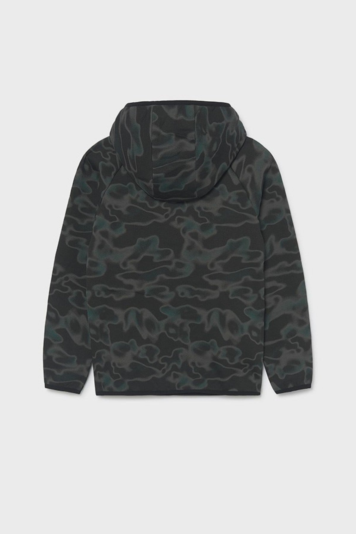 Mayoral Erkek Çocuk 10-16 Yaş Kamuflaj Desenli Sweatshirt Siyah