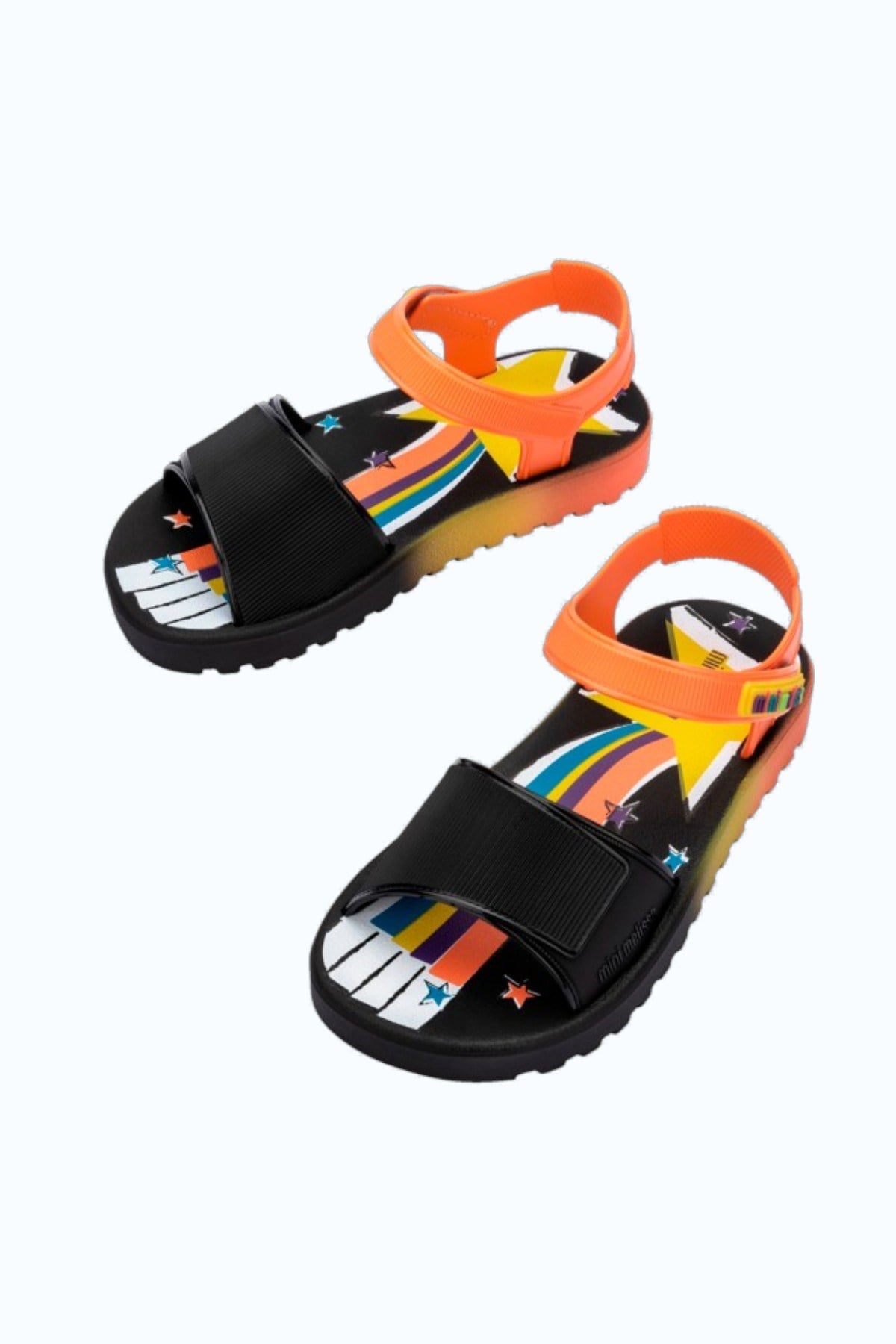Mini Melissa Erkek Bebek 22-30 Numara Colors BB Sandalet Siyah