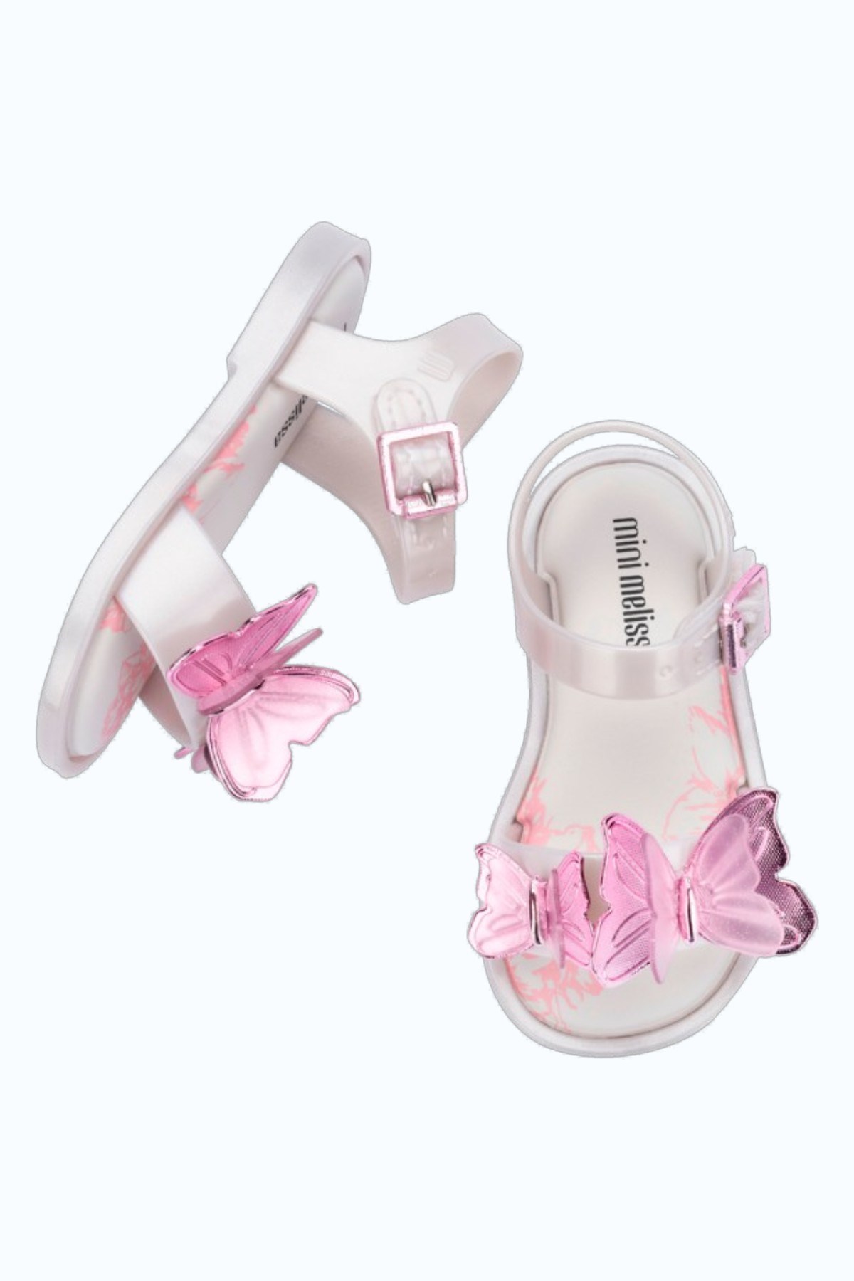 Mini Melissa Kız Bebek 21-30 Numara Fly Sandalet Beyaz