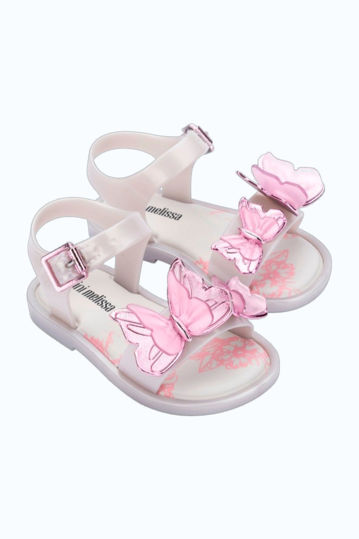 Mini Melissa Kız Bebek 21-30 Numara Fly Sandalet Beyaz
